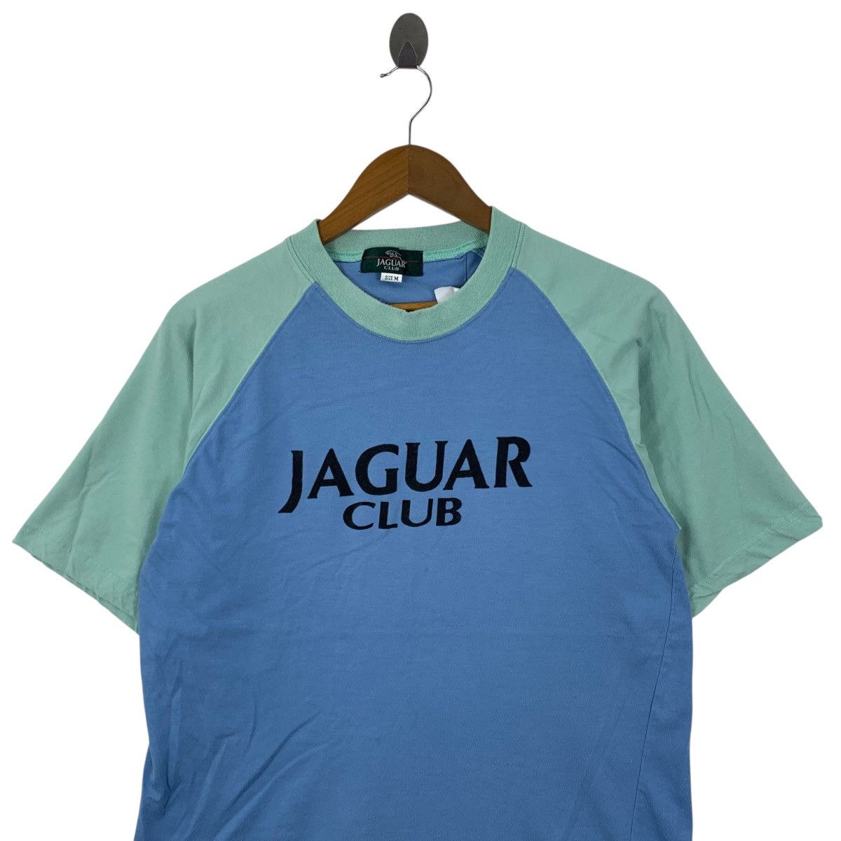Vintage JAGUAR CLUB Embroidered Raglan Short Sleeve Tshirt Size US M / EU 48-50 / 2 - 2 Thumbnail