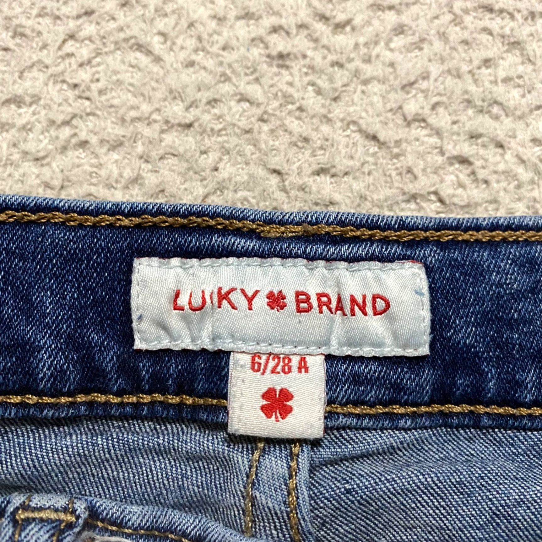Lucky Brand Lucky Brand Jeans Women's 6 Blue Medium Wash Bridgette Skinny High Rise 5-Pocket Denim Stretch Regular Adult Womens Size 28" / US 6 / IT 42 - 3 Thumbnail