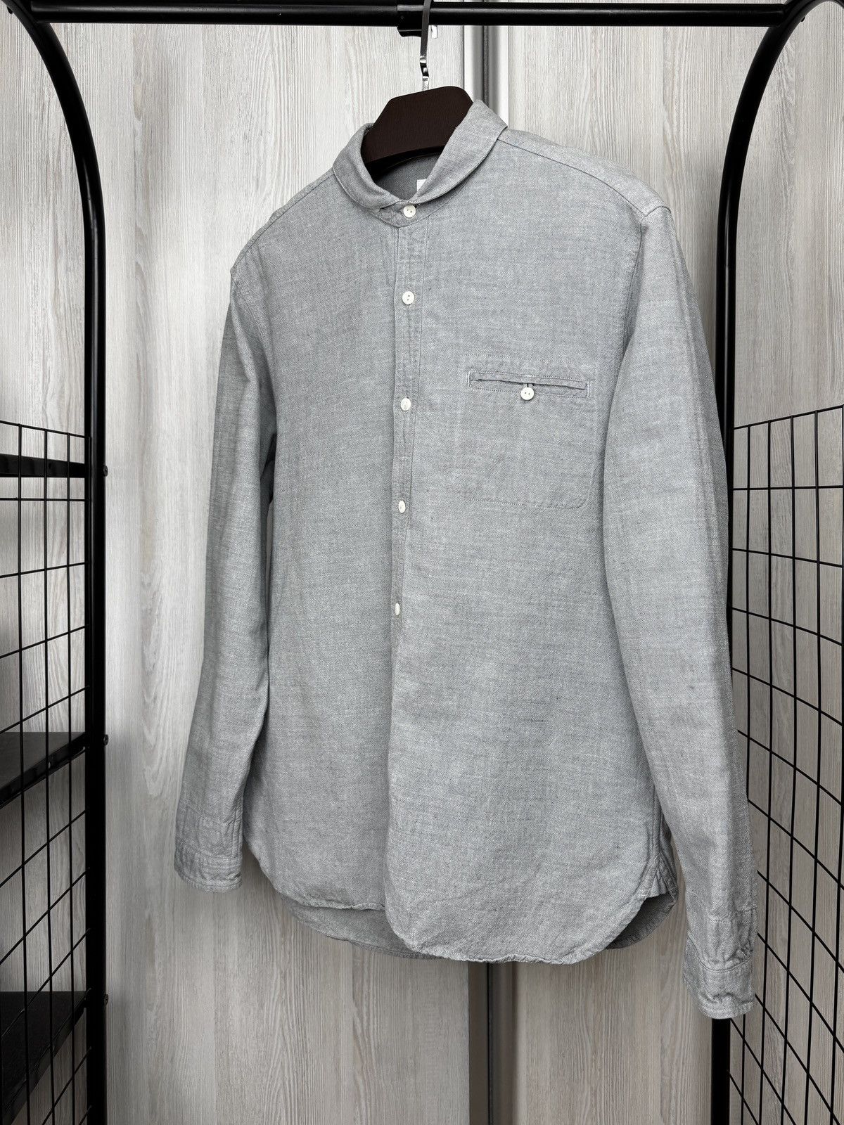 Japanese Brand maillot sunset round work grey made in japan shirt size 4 Size US L / EU 52-54 / 3 - 5 Thumbnail