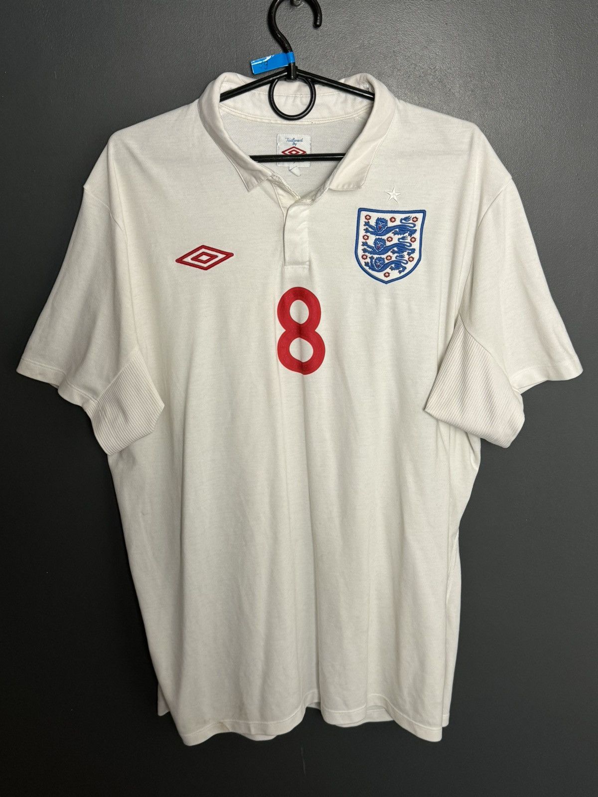 Umbro England National Team 09/10 Home Lampard Football Jersey Size US XL / EU 56 / 4 - 2 Thumbnail