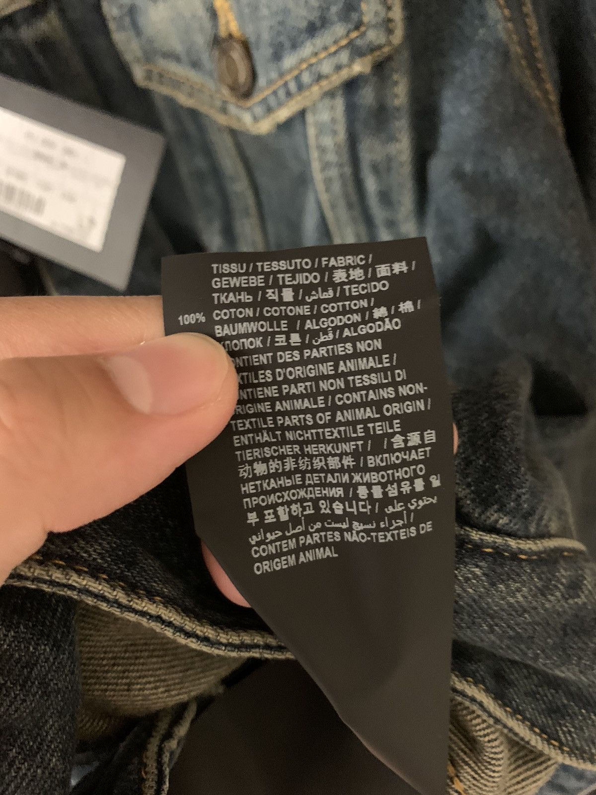 Saint Laurent Paris Saint Laurent 2021SS Washed denim jacket Size US L / EU 52-54 / 3 - 6 Thumbnail