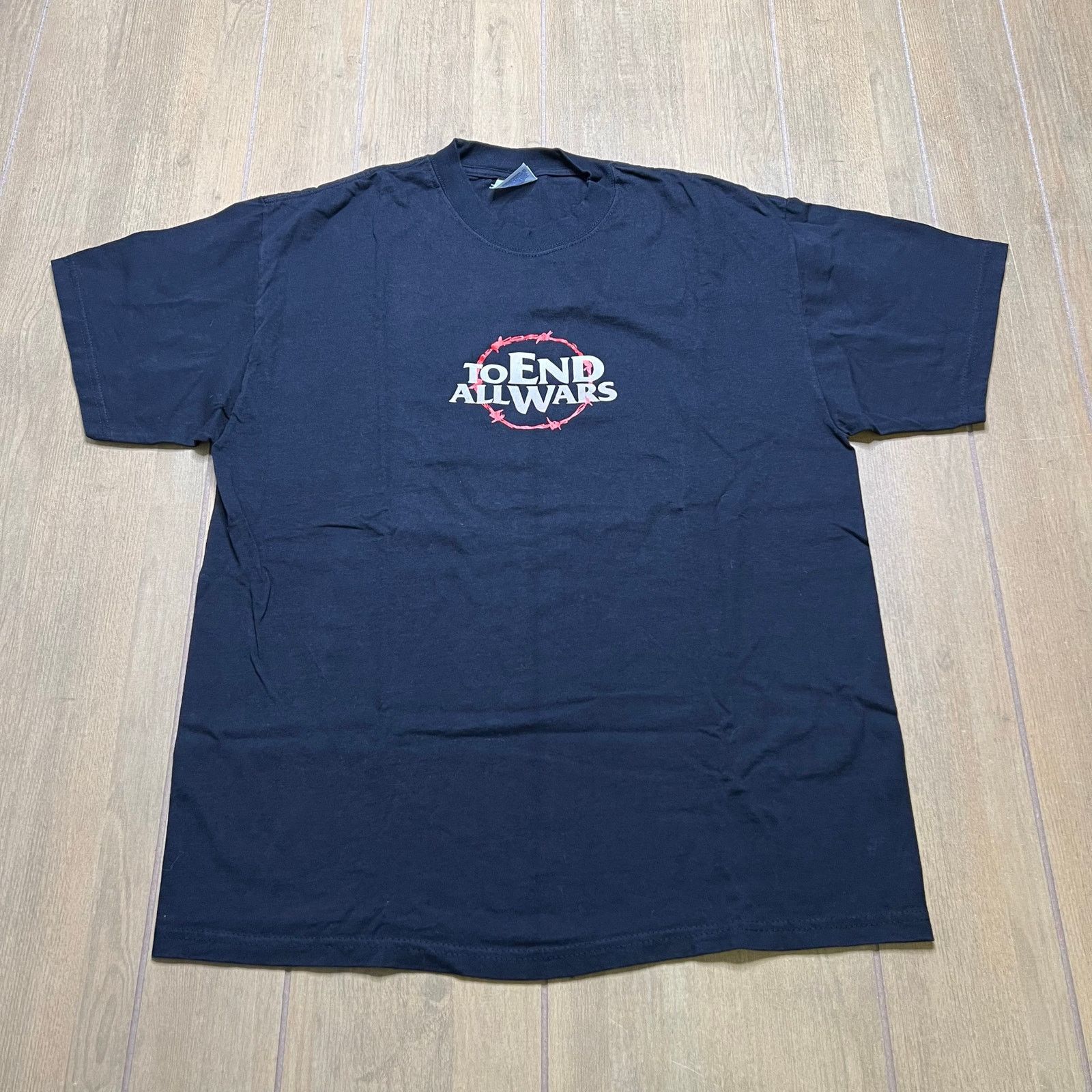 Hanes Vintage To End All Wars Hollywood Premier Movie T-Shirt L Size US L / EU 52-54 / 3 - 1 Thumbnail