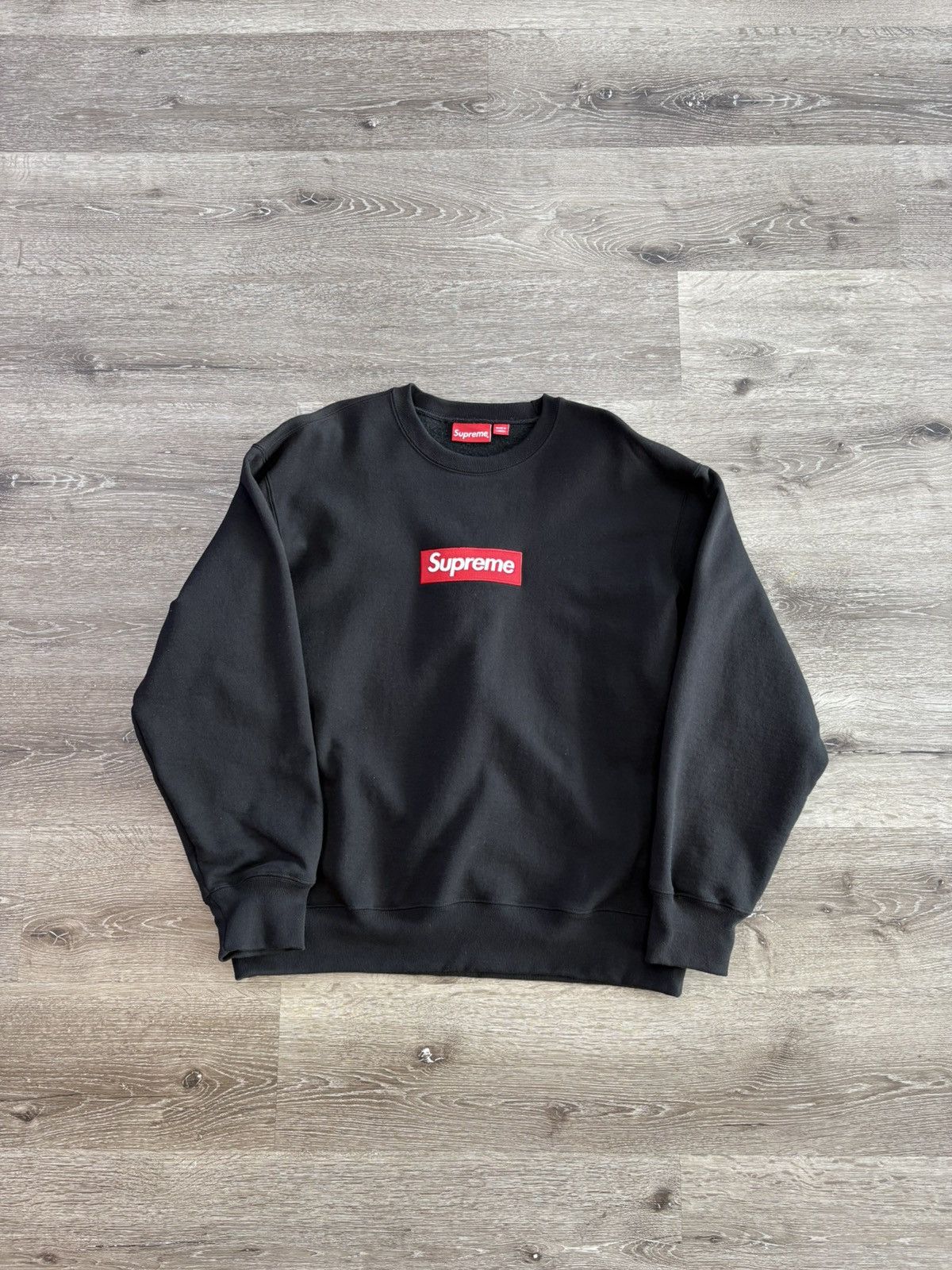 トップス supreme boxlogo crewneck black Supreme Box Logo Crewneck