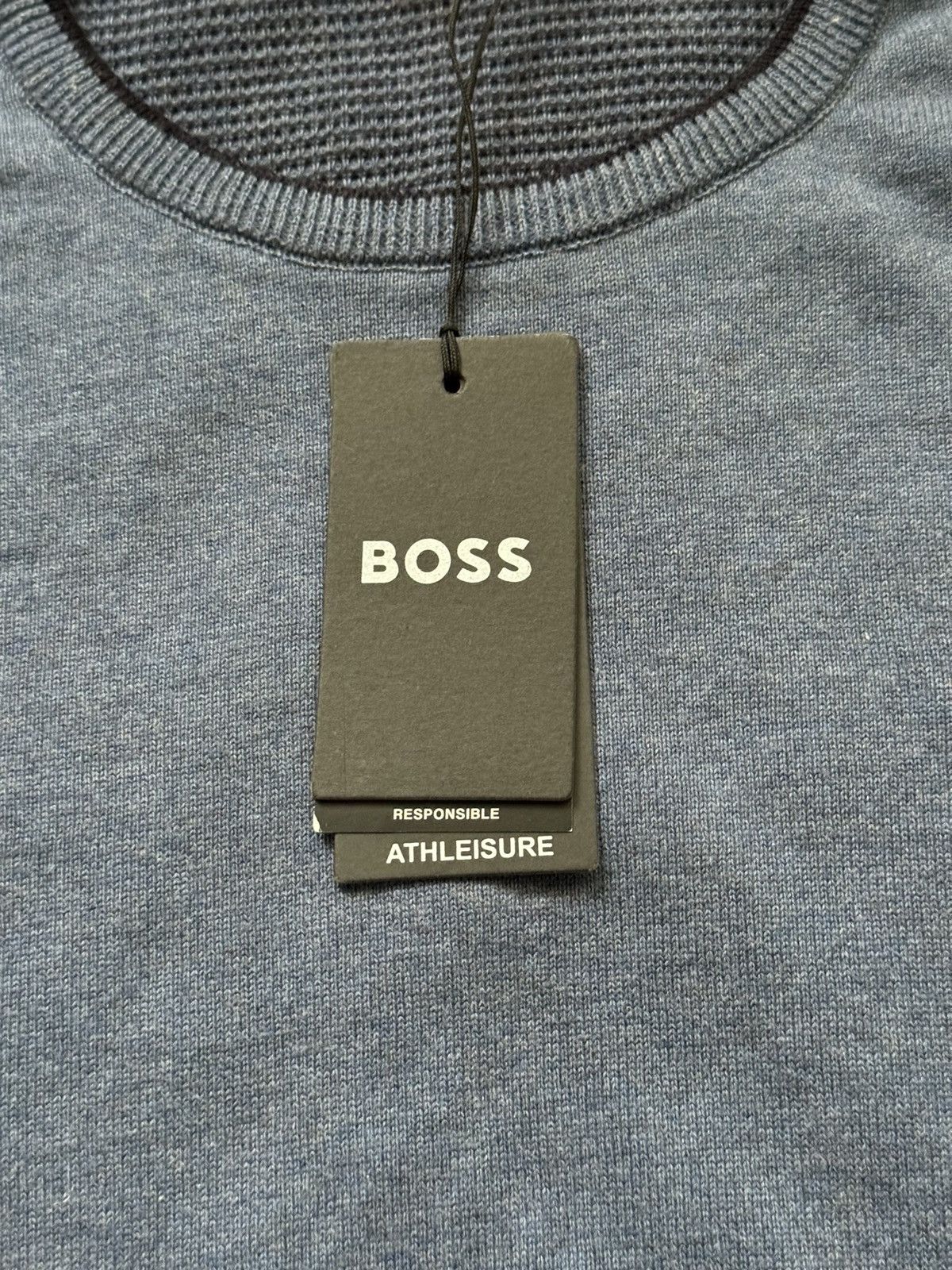 Designer × Hugo Boss Hugo Boss NWT knit logo sweater Size US M / EU 48-50 / 2 - 5 Thumbnail