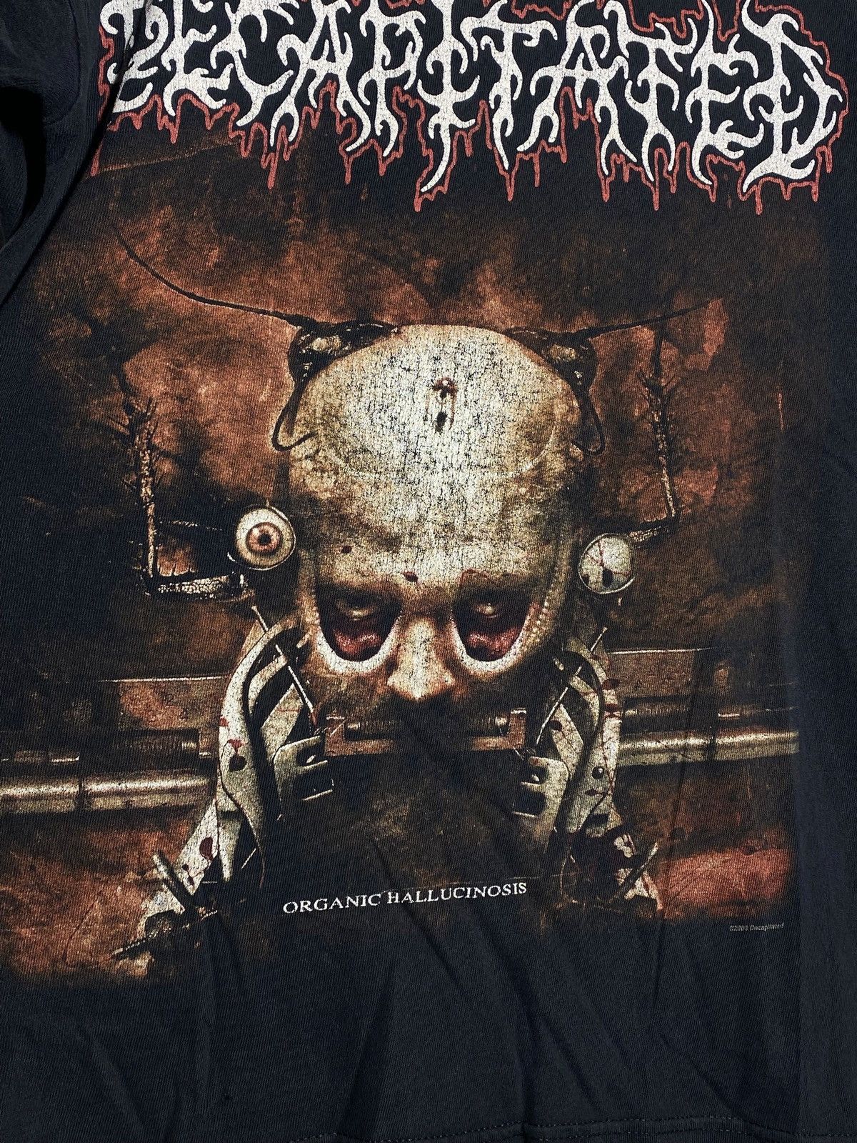 Other 🔥 DECAPITATED ORGANIC HALLUCINOSIS METAL TEE Y2K VINTAGE Size US M / EU 48-50 / 2 - 4 Thumbnail