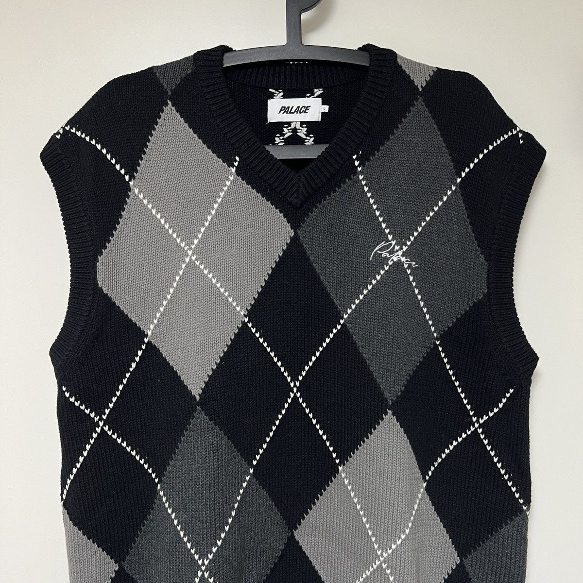 Palace 23AW Argyle Knit Vest | Grailed