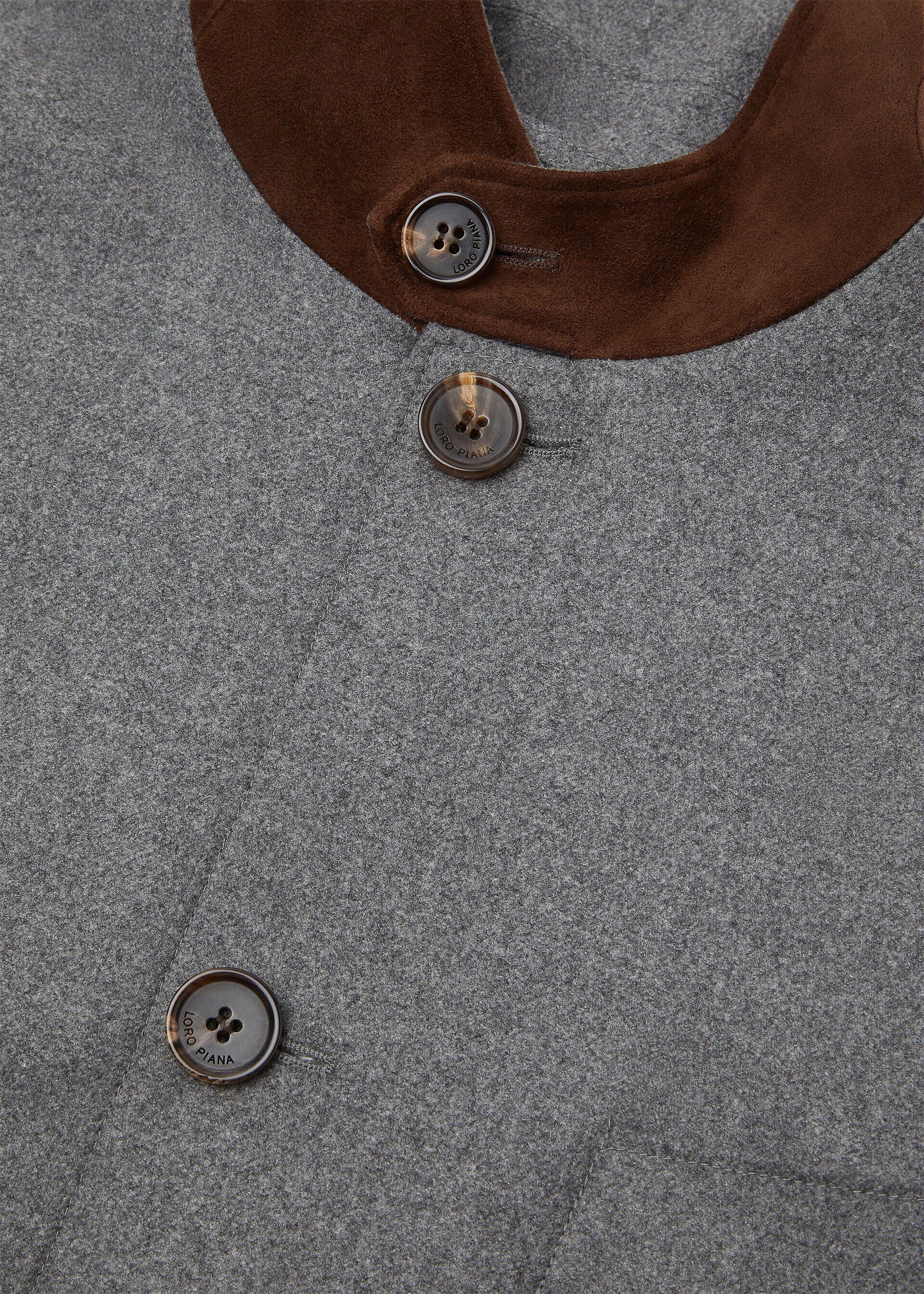 Loro Piana os11x0426 FAQ0518 Roadster Mini Jacket in Moonstruck Wind Size S / US 4 / IT 40 - 7 Thumbnail