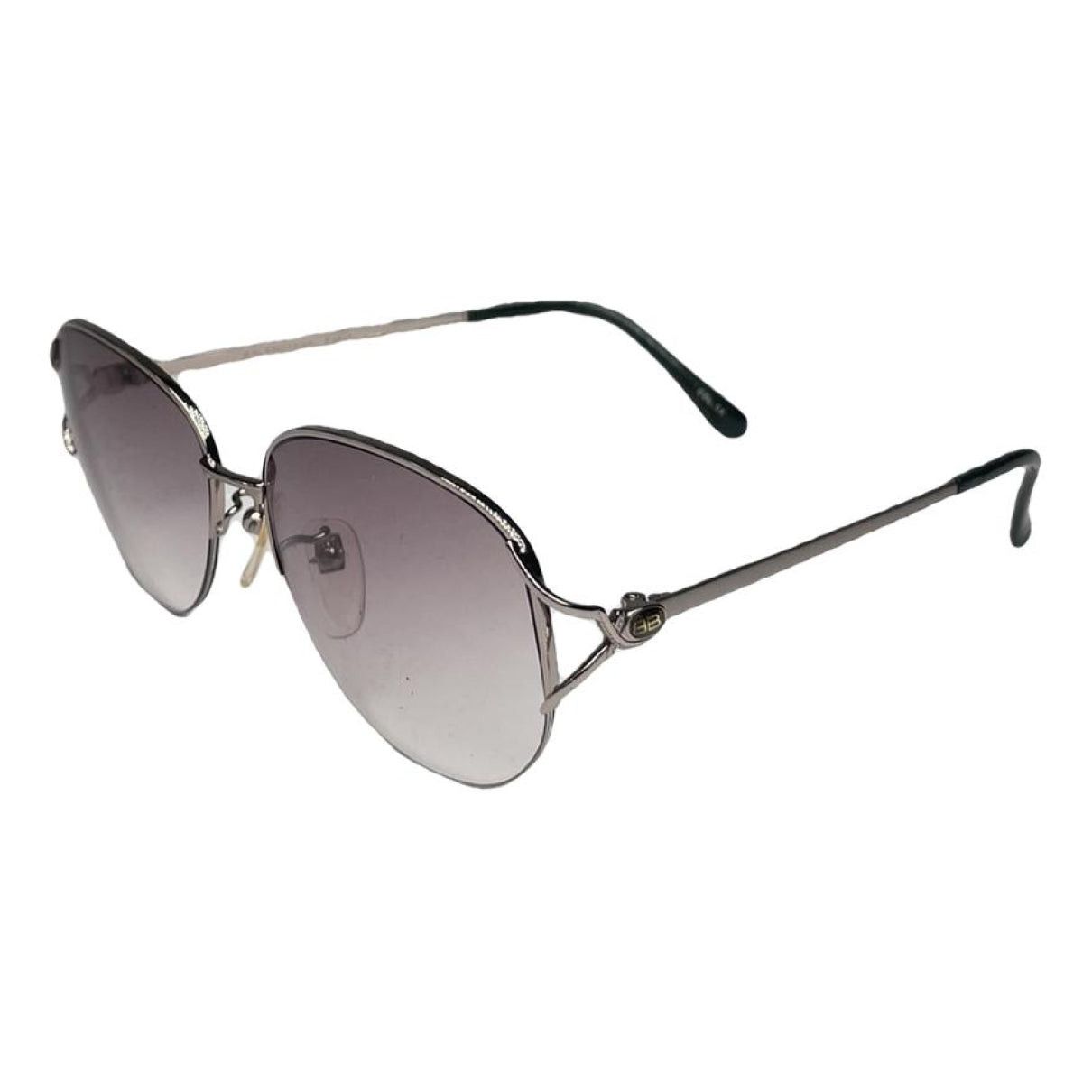 Balenciaga Purple Metal Sunglasses Size ONE SIZE - 1 Thumbnail