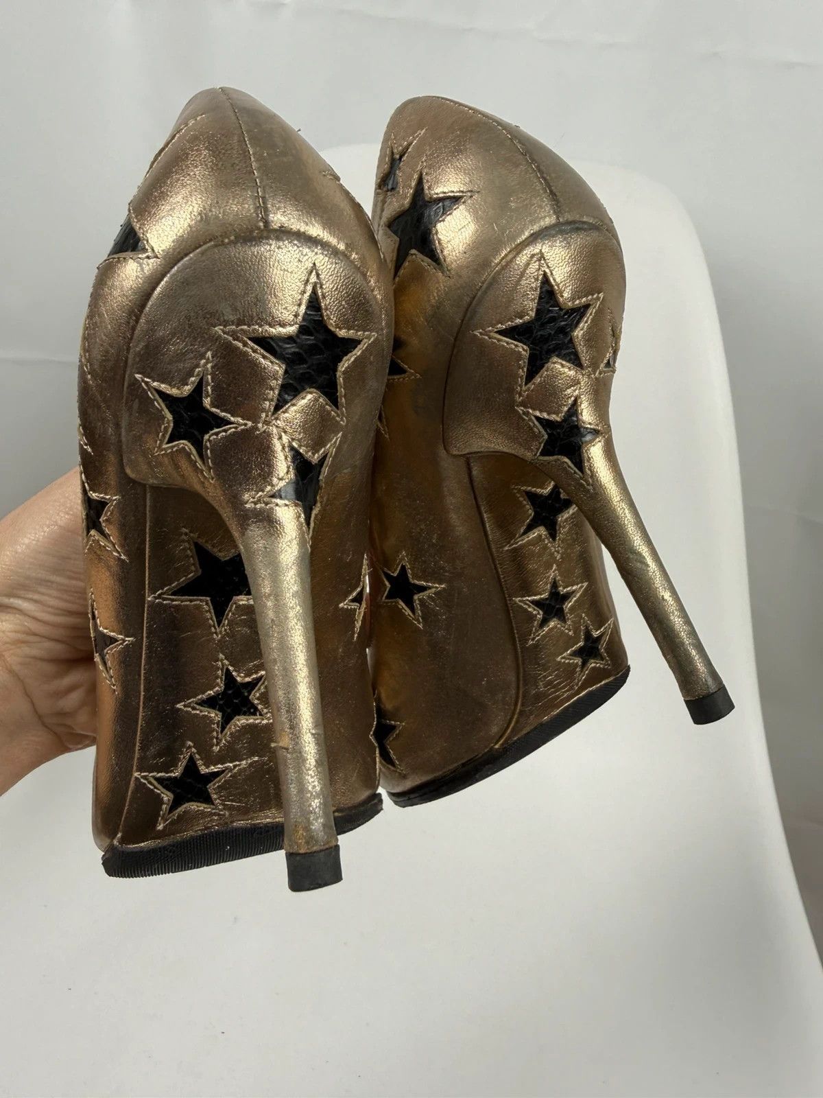 Dolce & Gabbana Dolce & Gabbana Stars Heels size 38.5 Size US 8.5 / IT 38.5 - 6 Thumbnail