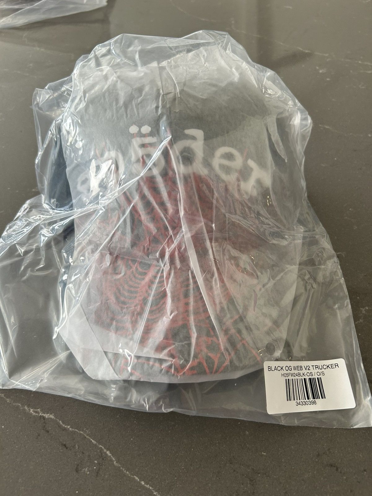 Sp5der SP5DER OG Web V2 Trucker Hat Size ONE SIZE - 6 Thumbnail
