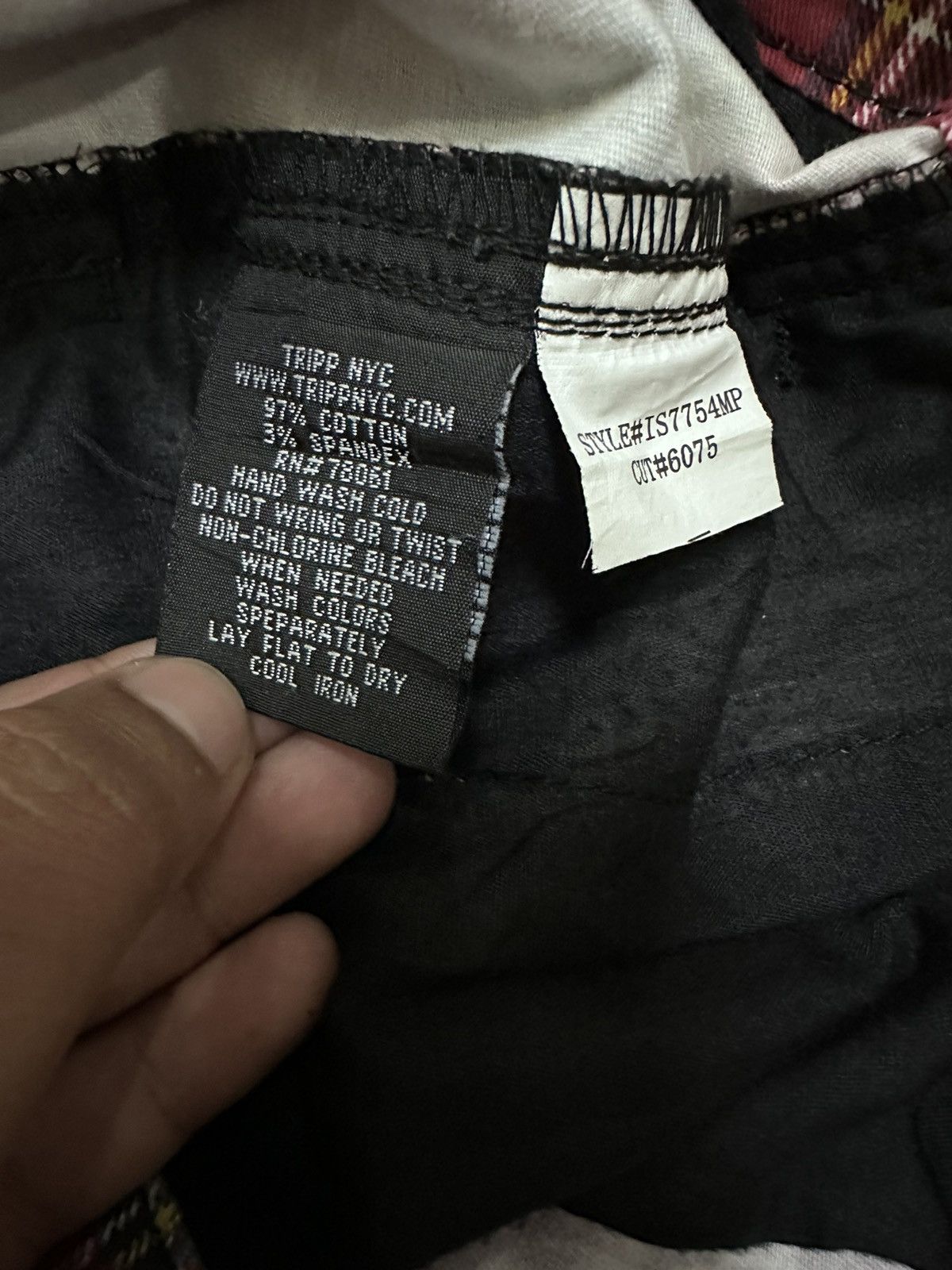 Japanese Brand × Seditionaries × Tripp NYC TRIP NYC MAN Checked Punk Rock Gothic Pants Size US 34 / EU 50 - 6 Thumbnail