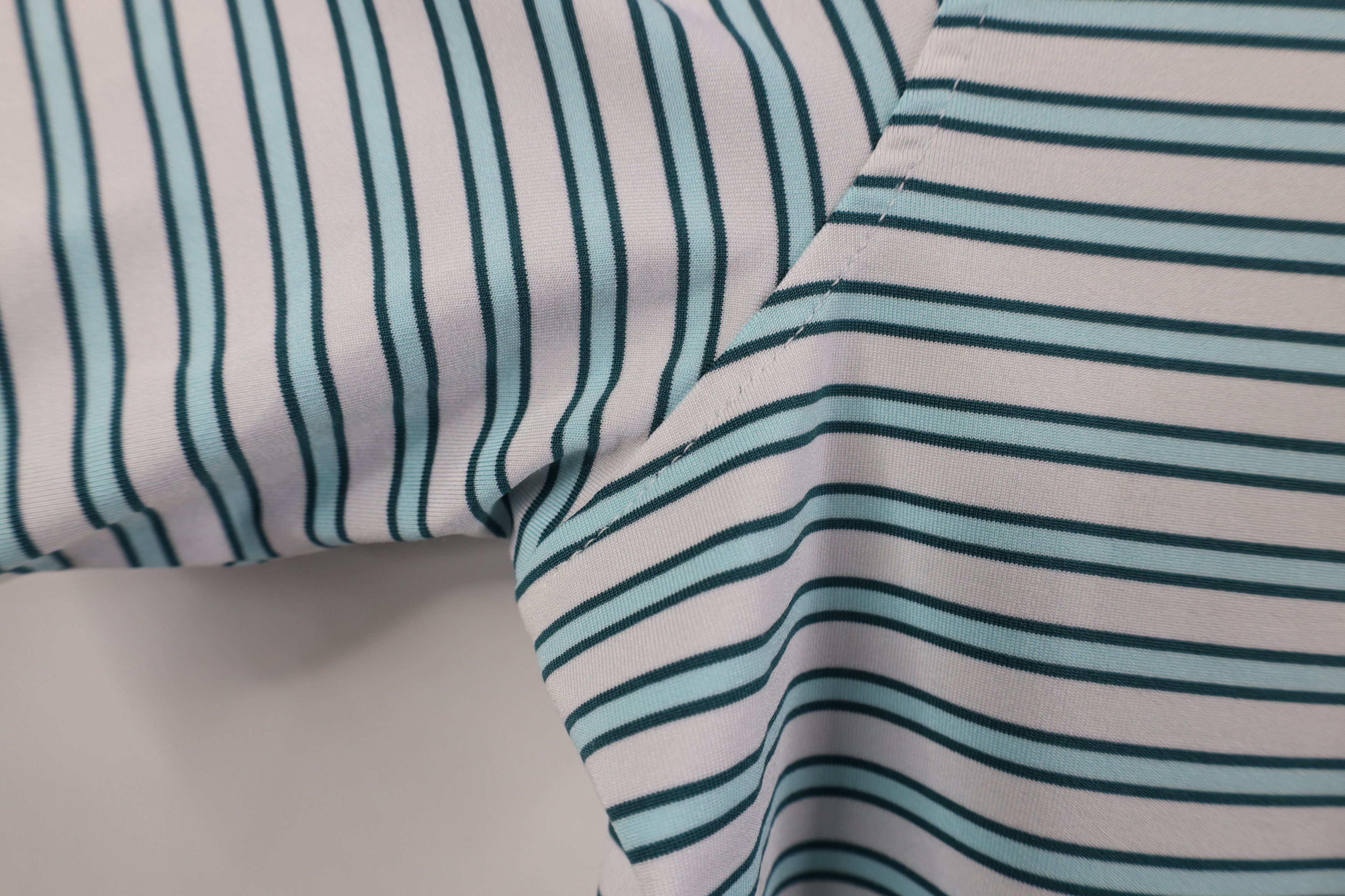 Grenson Greyson Clothiers Striped Color Block Knit Golf Polo Shirt Size US M / EU 48-50 / 2 - 8 Thumbnail