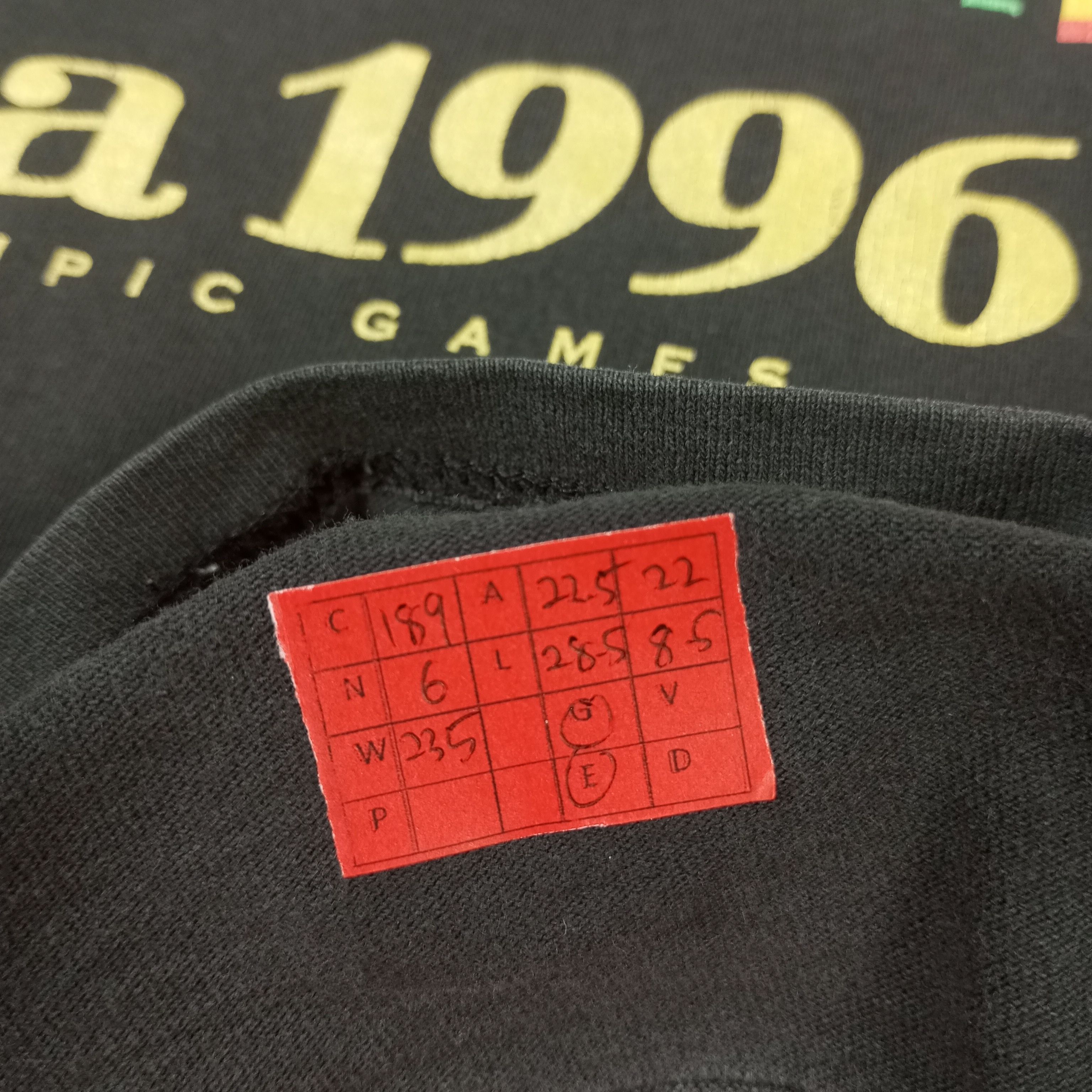 USA Olympics × Vintage Atlanta Olympics 1996 Promo Style Vintage Tshirt Size US L / EU 52-54 / 3 - 8 Thumbnail