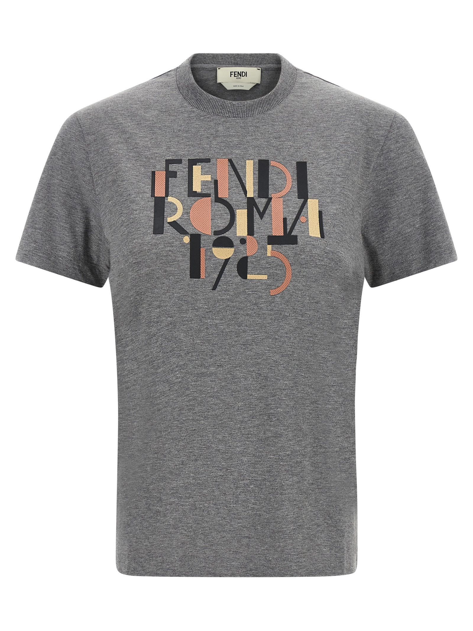 Fendi 'Fendi Roma 1925' T-Shirt Size L / US 10 / IT 46 - 1 Thumbnail