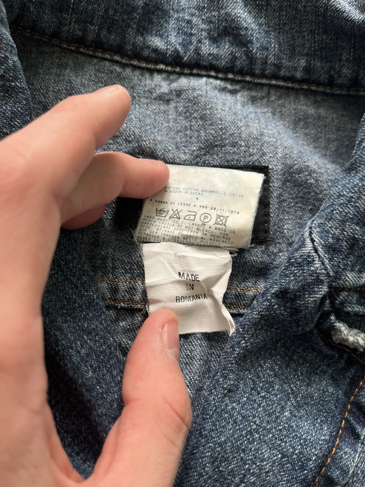 Dolce & Gabbana Dolce & Gabbana Vintage Denim Suit Jeans Luxury Blue Size 29" - 6 Thumbnail