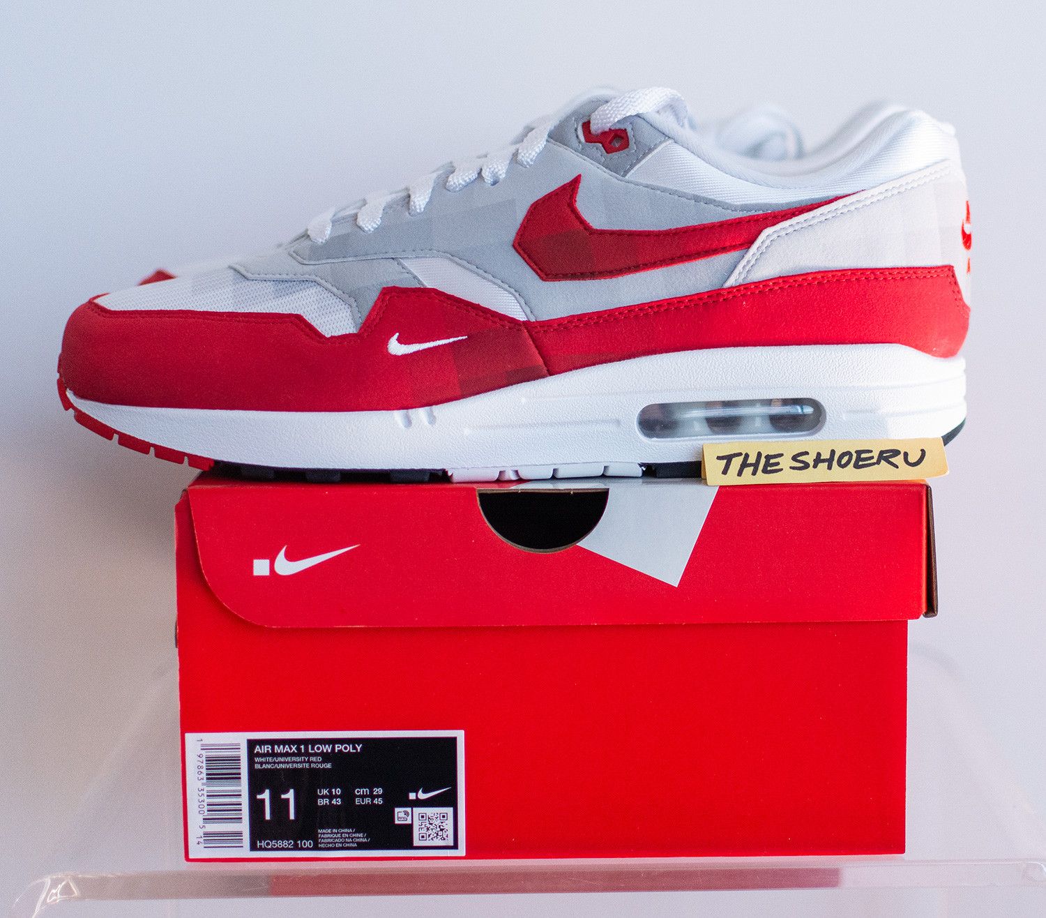 Nike Air Max 1 Low Poly .SWOOSH Size US 11 / EU 44 - 1 Thumbnail