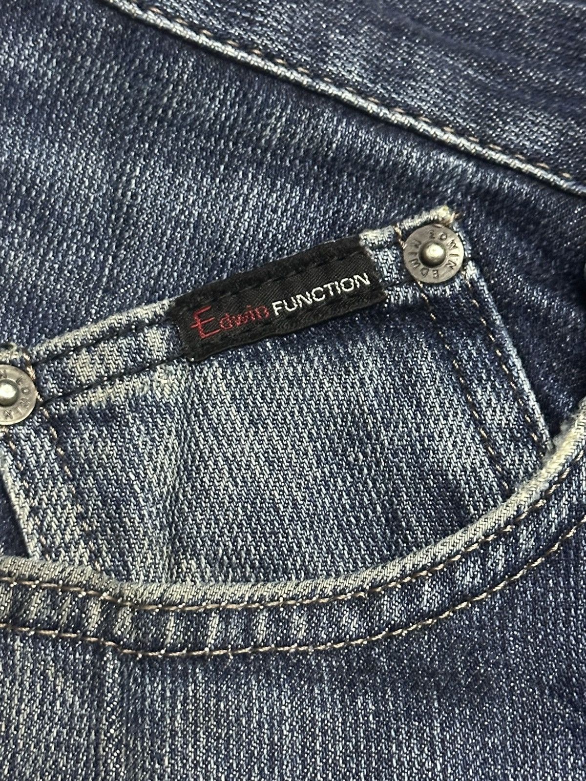 Edwin Edwin Function With Distressed and Baggy Loose Style & Faded Size US 31 - 7 Thumbnail
