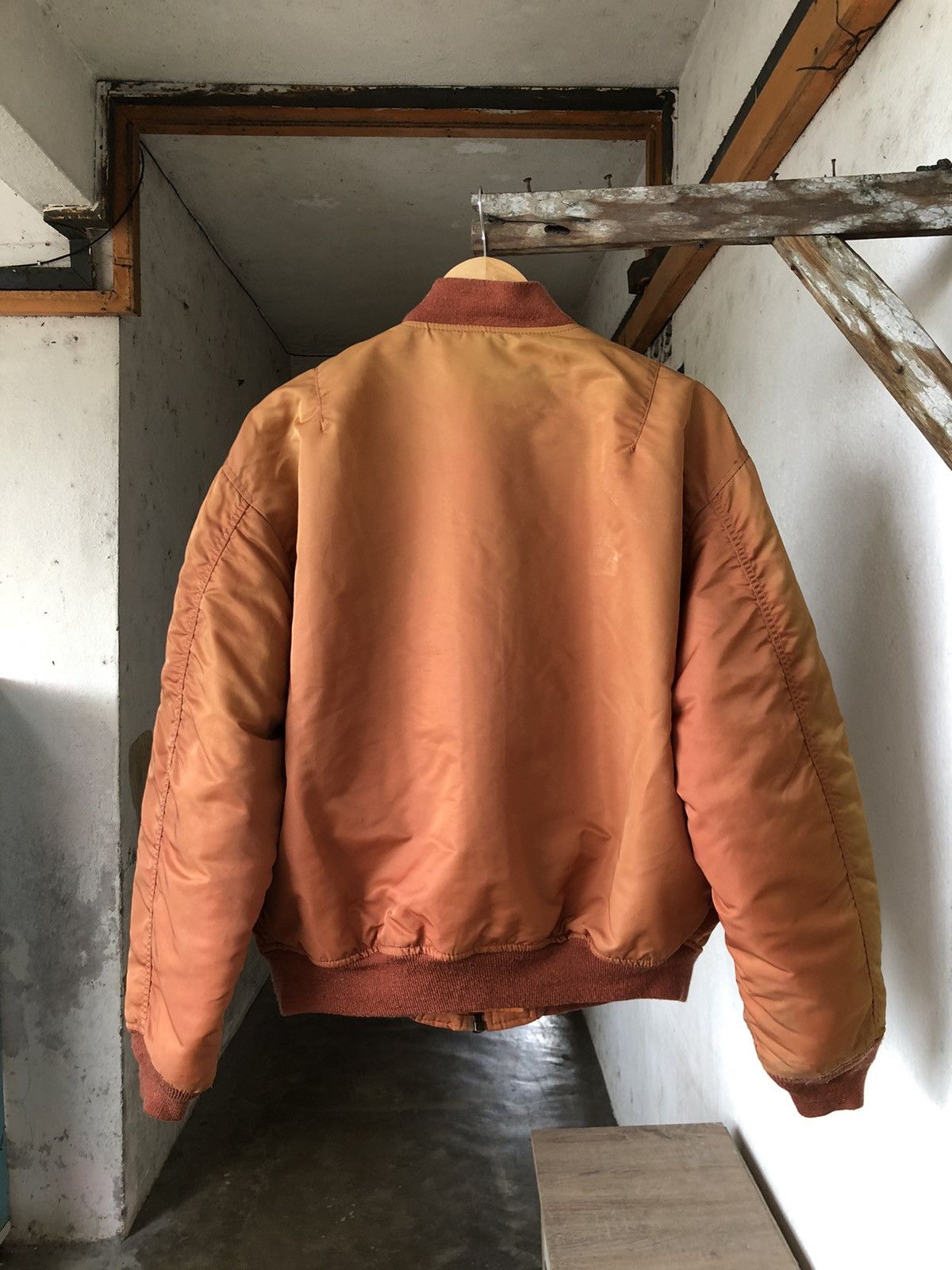 Lee Rare❗️Vintage 90s Lee Faded Colour Military Bomber Jacket Size US XL / EU 56 / 4 - 3 Thumbnail