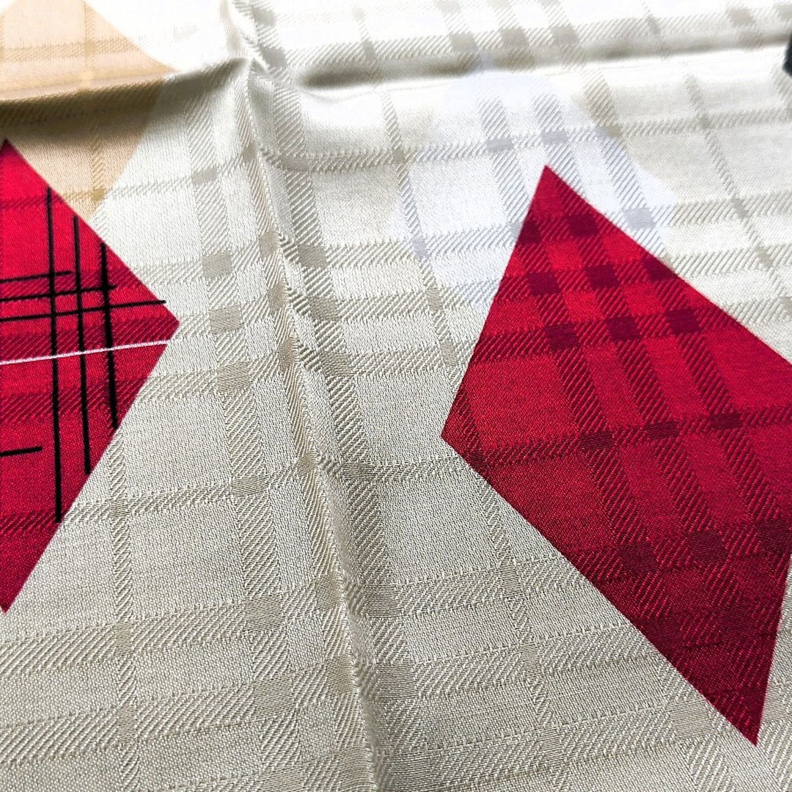 Burberry Burberry Nova Check Design - Silk Handkerchief Scarf Size ONE SIZE - 10 Thumbnail