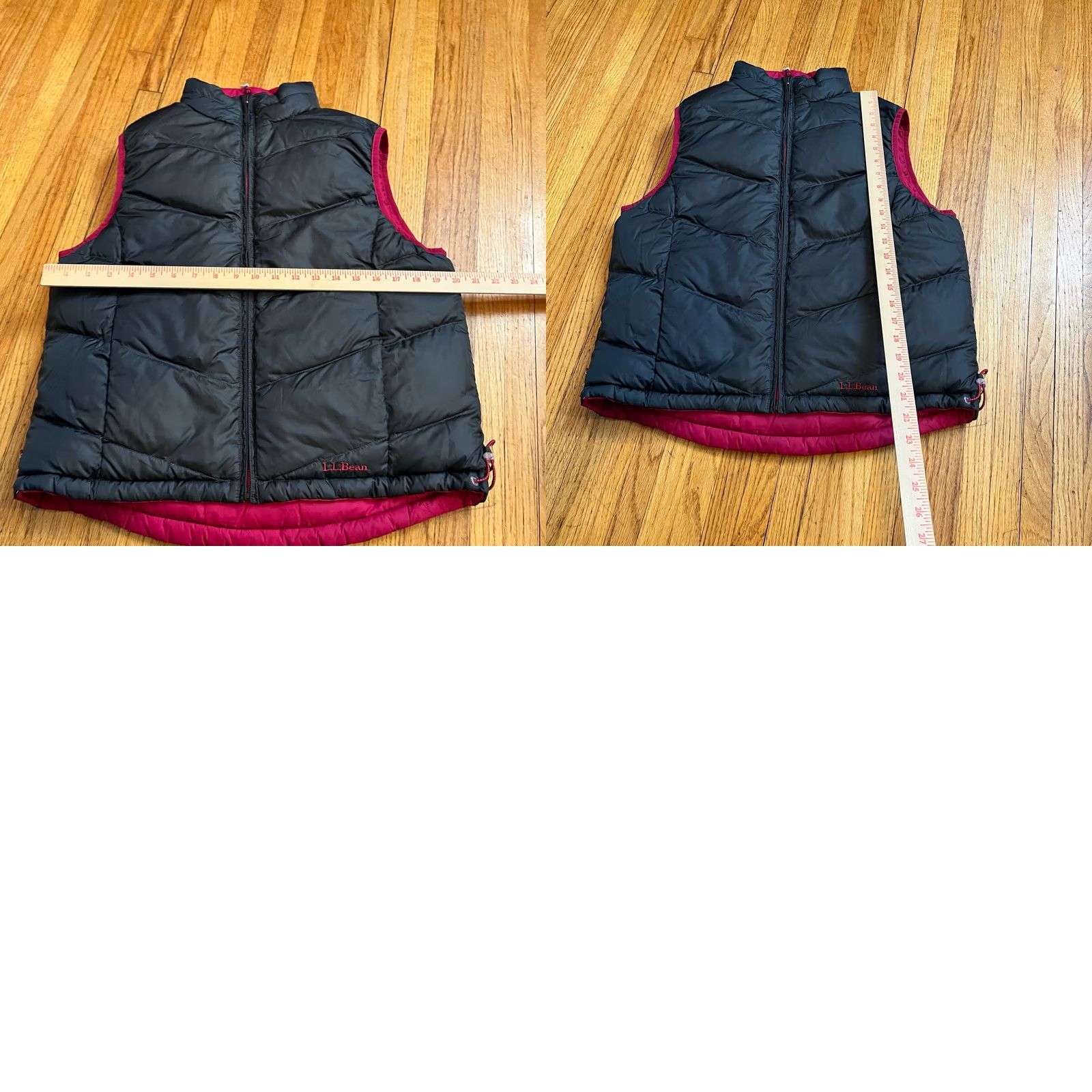 Vintage LL Bean Down Puffer Jacket Vest Womens M Reversible Pink Vest Womens M Pink LL Bean Puffer Jacket Vest Womens M Reversible Pink 90s N/A Size M / US 6-8 / IT 42-44 - 8 Thumbnail