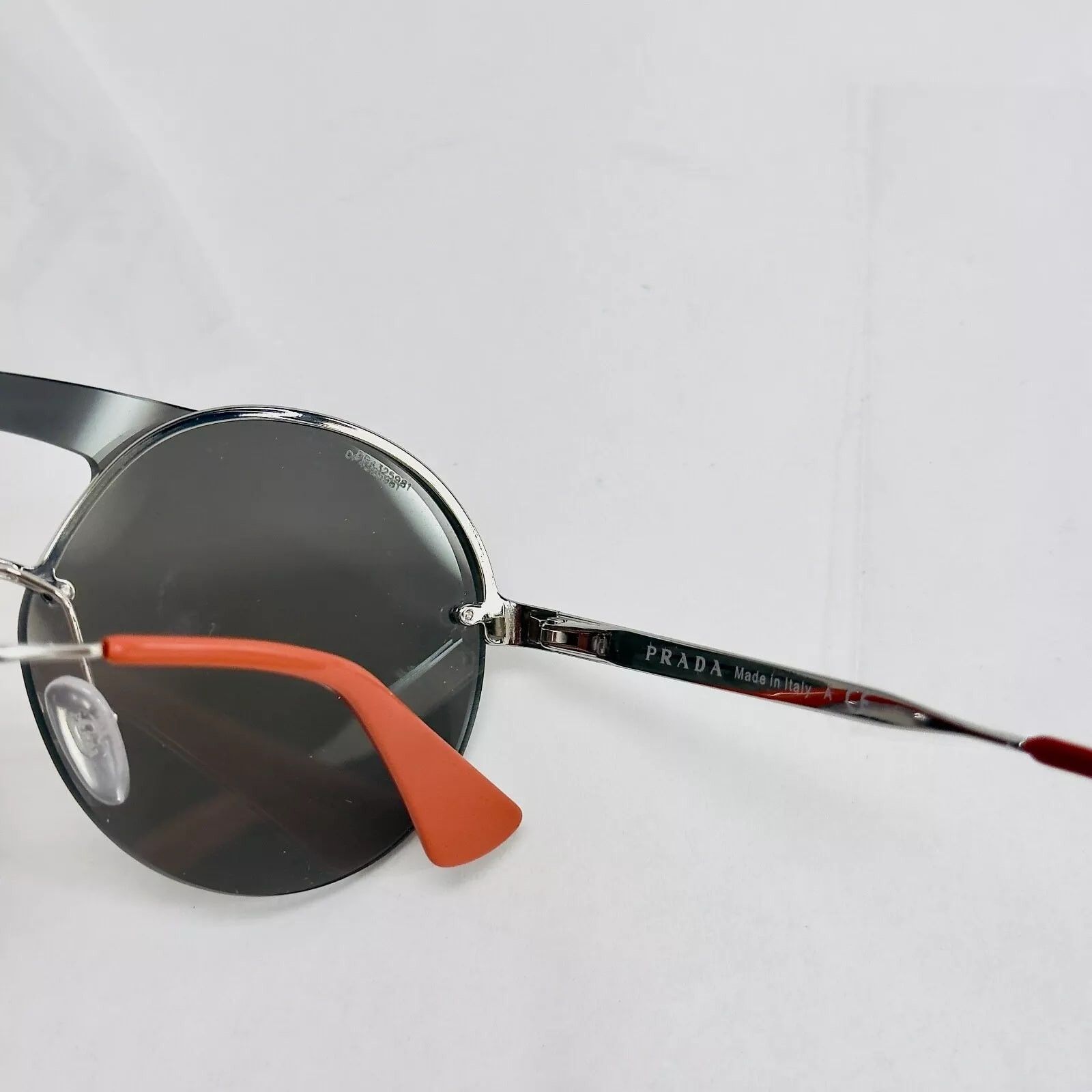 Prada PRADA CINEMA ROUND Sunglasses 65T Silver Unisex PR65TS Size ONE SIZE - 8 Thumbnail