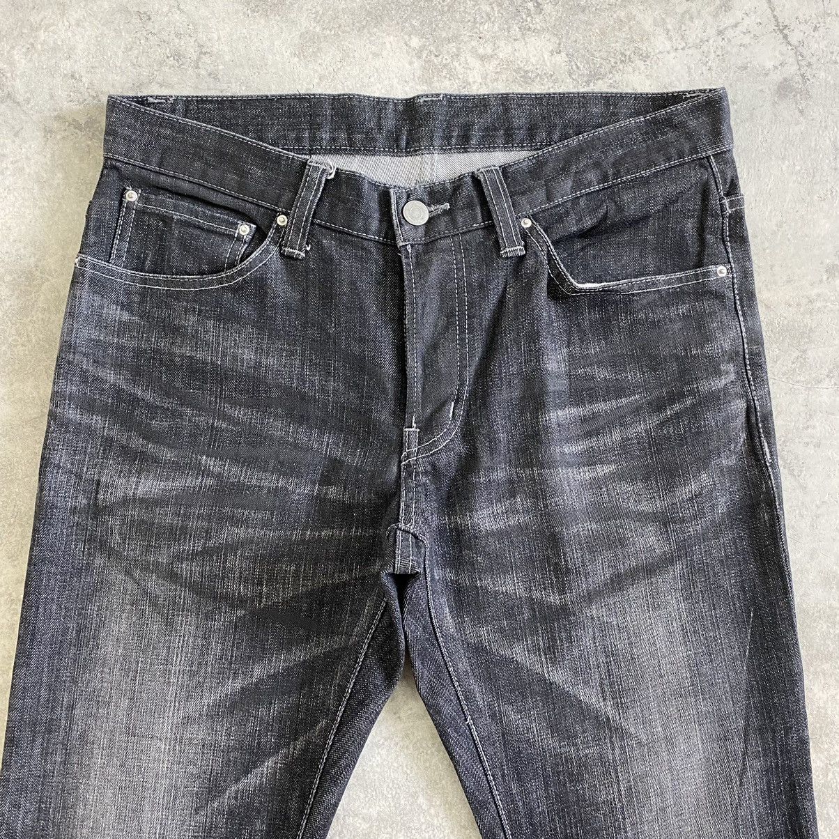 Tornado Mart 2000’s Tornado Mart Made In Japan Curved Leg Denim Jeans Size US 30 / EU 46 - 7 Thumbnail