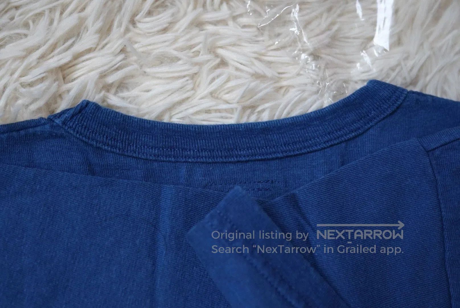 Visvim Blue Short Sleeve Crew Neck T-Shirt. Size US M / EU 48-50 / 2 - 7 Thumbnail