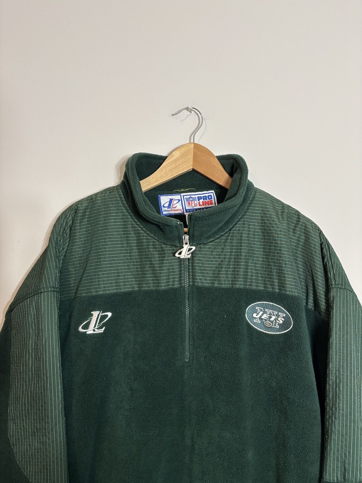 Logo Athletic Vintage Logo Athletic New York Jets NFL Fleece Size US XXL / EU 58 / 5 - 2 Thumbnail