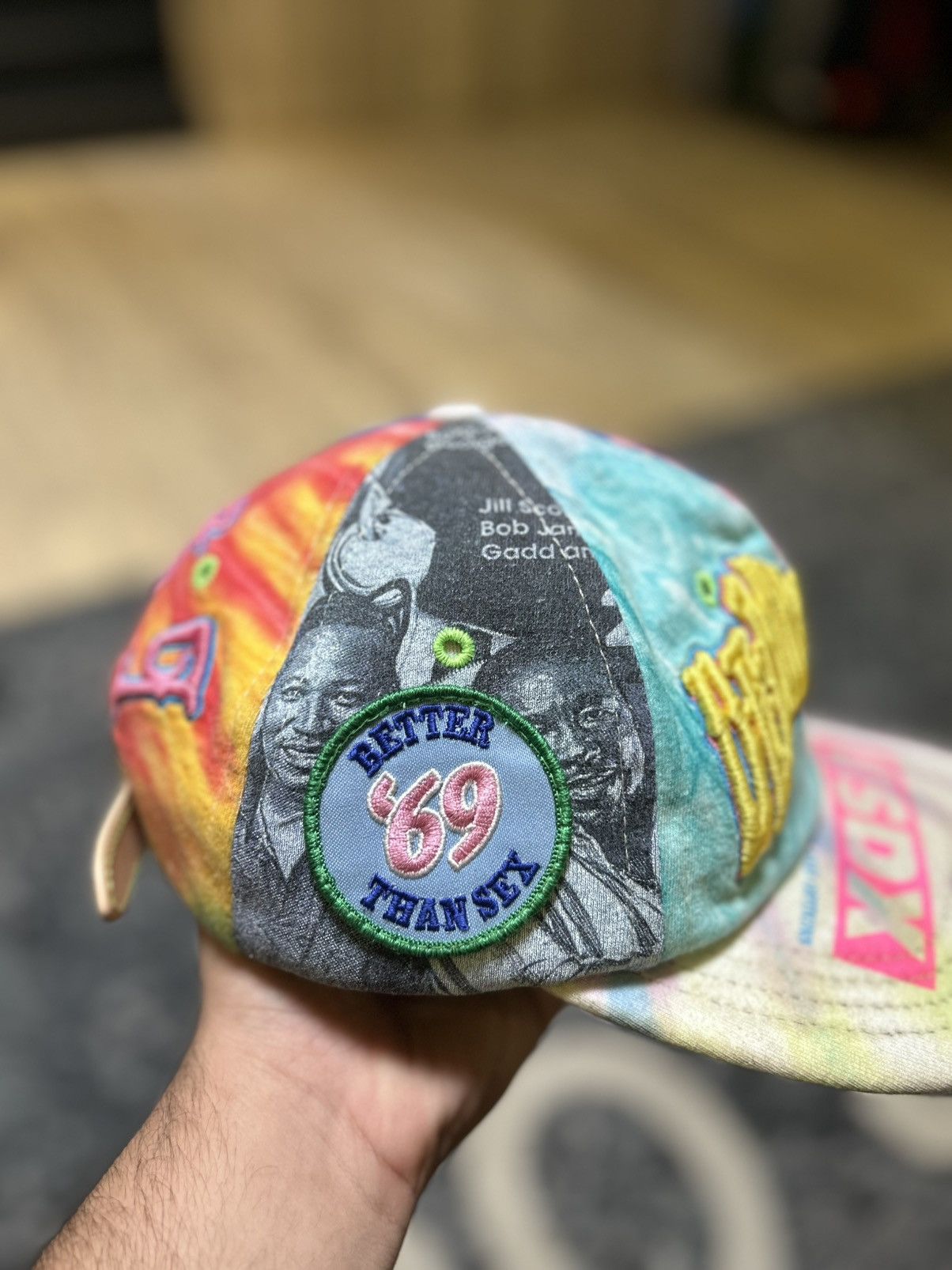 Better With Age Better With Age Reconstructed Tie-Dye Hat Size ONE SIZE - 5 Thumbnail