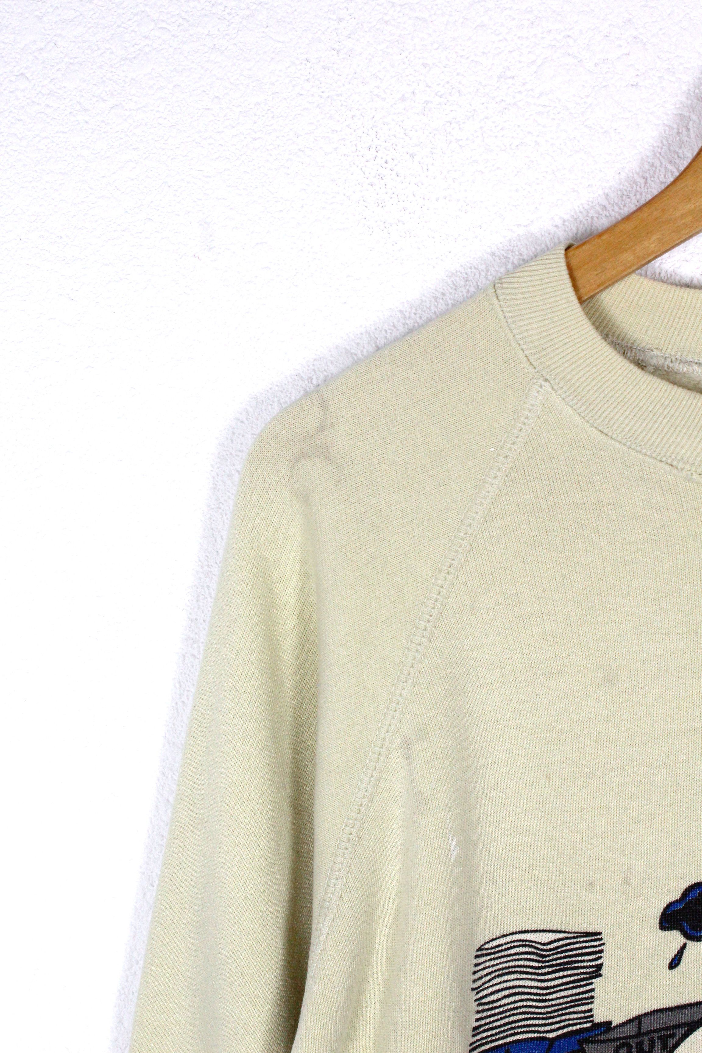 Cartoon Network Vintage Snoopy Peanuts Cartoon Distressed RARE Sweatshirt Size US M / EU 48-50 / 2 - 6 Thumbnail