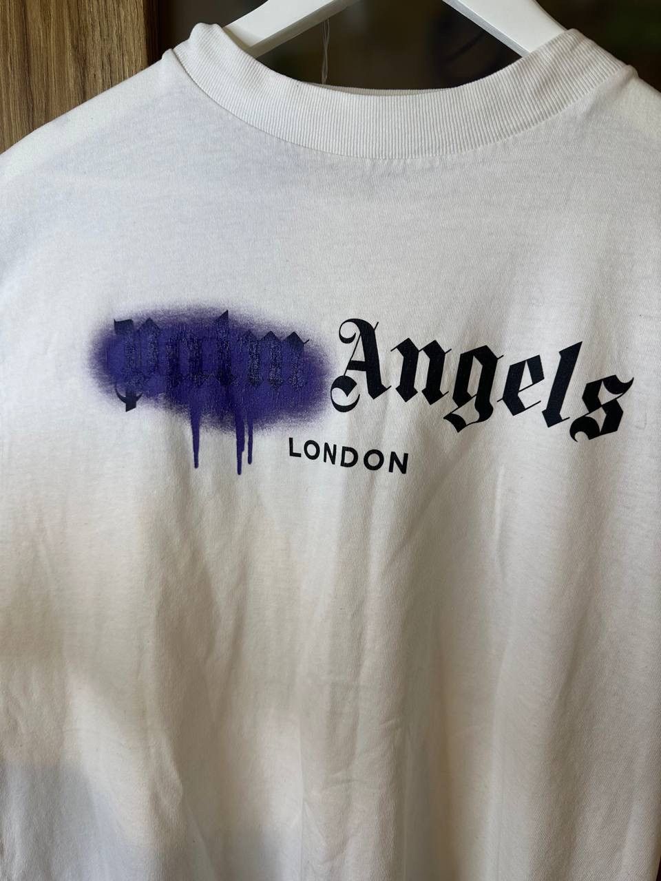 Palm Angels Palm Angels White/Purple Centr Logo M Size US M / EU 48-50 / 2 - 4 Thumbnail