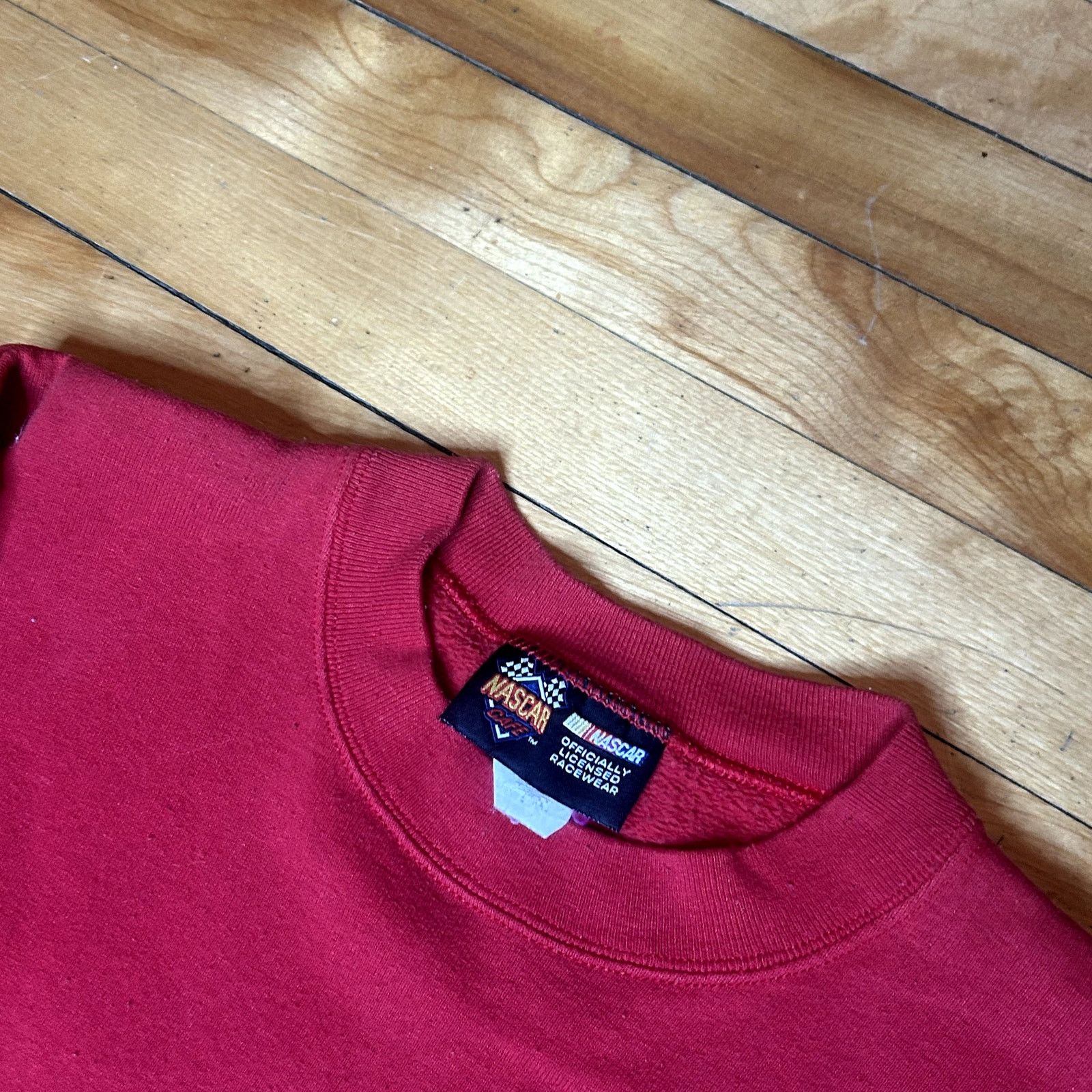 NASCAR Vintage Nascar Cafe Red Crewneck Size US M / EU 48-50 / 2 - 4 Thumbnail