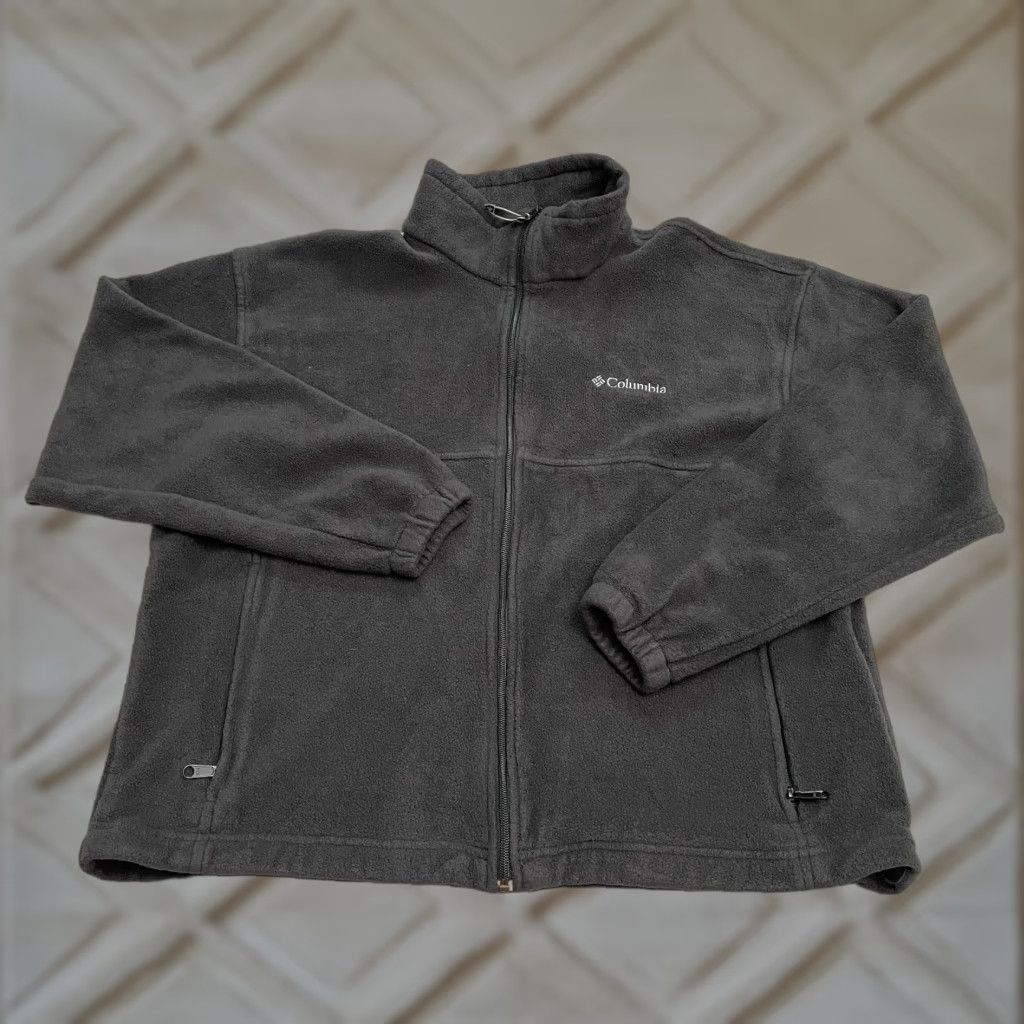 Vintage Columbia Steens Mountain Jacket Men XL Black Fleece Full Zip Pocket Outdoor Hike Size US XL / EU 56 / 4 - 1 Thumbnail