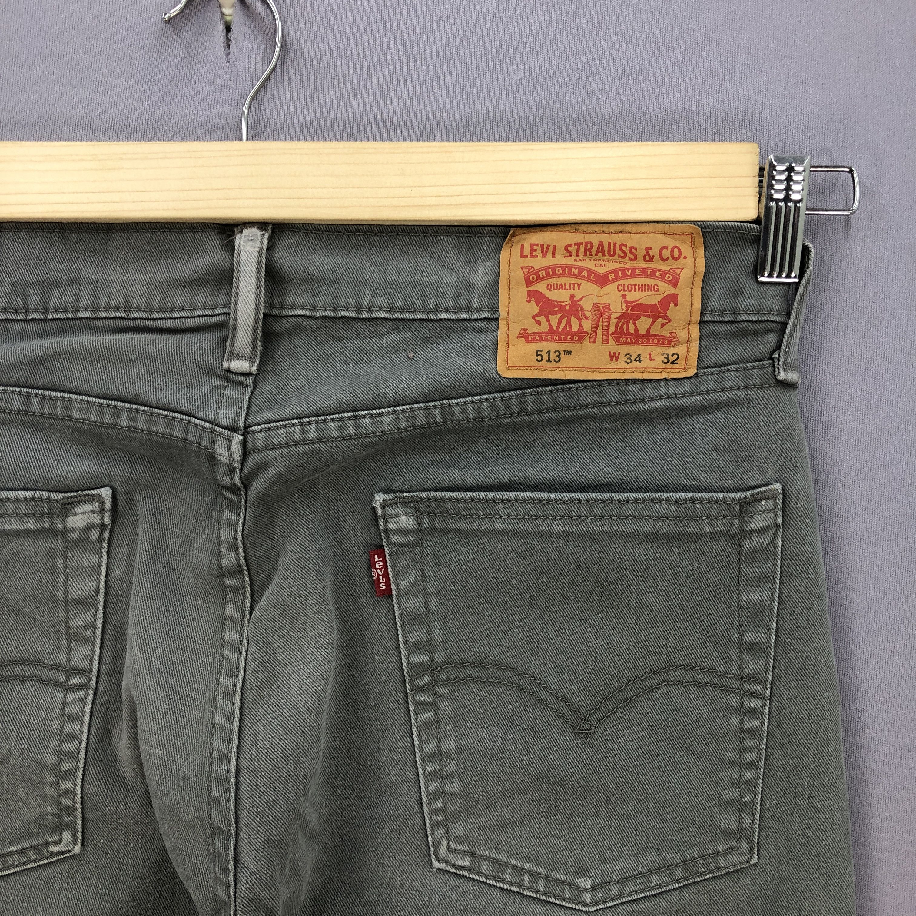 Levi's Vintage Levis Dirty Jeans Levi's Ash Gray Black Denim Pants Size US 34 / EU 50 - 5 Thumbnail