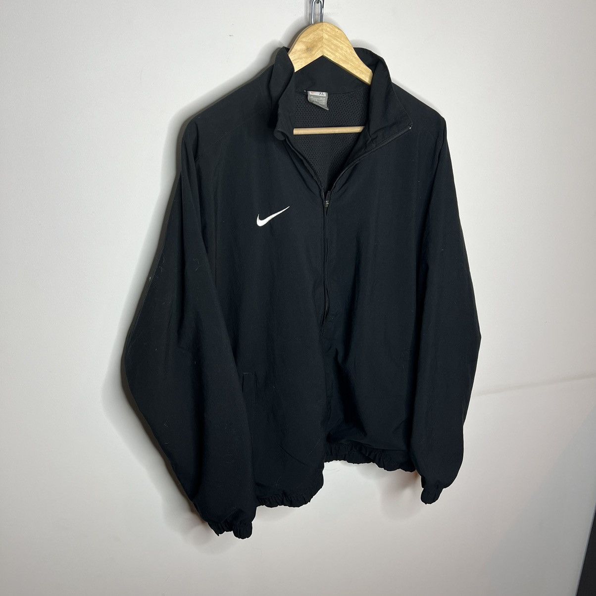 Nike × Vintage 90s Nike Vintage Y2K Track Jacket Size US XL / EU 56 / 4 - 4 Thumbnail