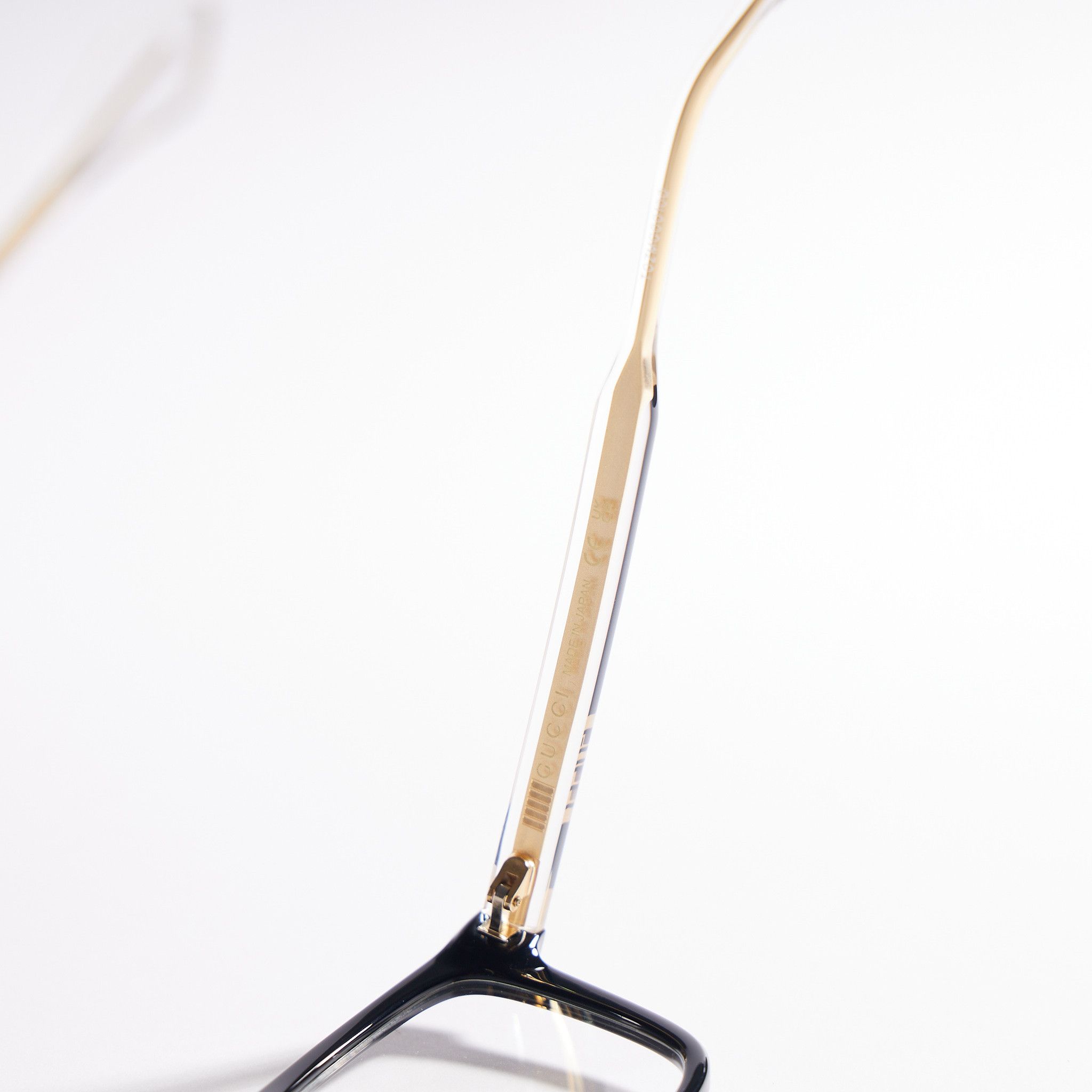 Gucci GUCCI GG0560ON 005 Eyeglasses Frame Men's BLACK/CRYSTAL Size ONE SIZE - 4 Thumbnail