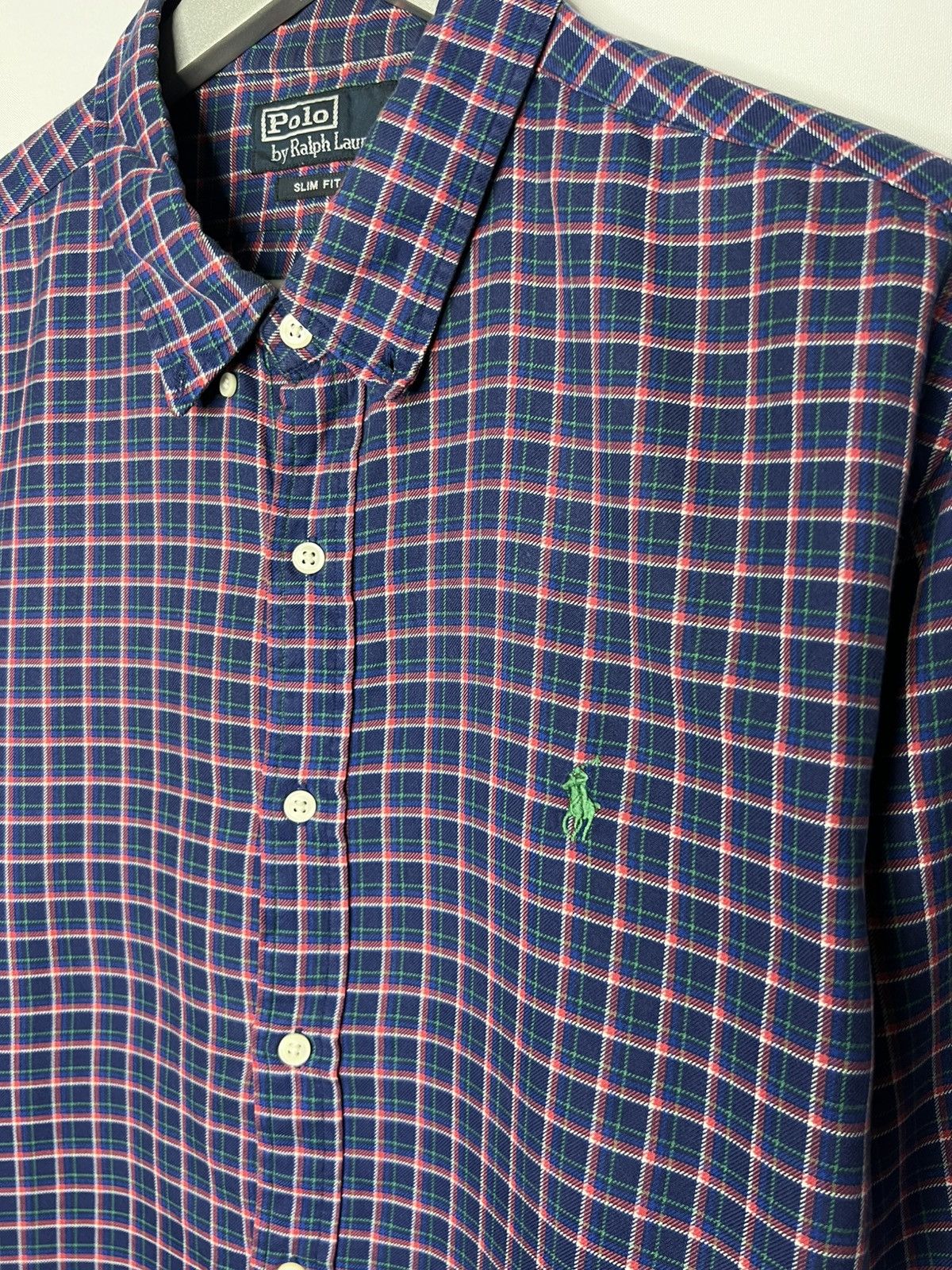 Polo Ralph Lauren Vintage Polo Ralph Lauren Plaid Shirt Long Sleeve Size US XL / EU 56 / 4 - 3 Thumbnail