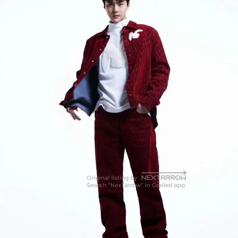 Dior Dior Red Men's Casual Jacket . Size US M / EU 48-50 / 2 - 7 Thumbnail
