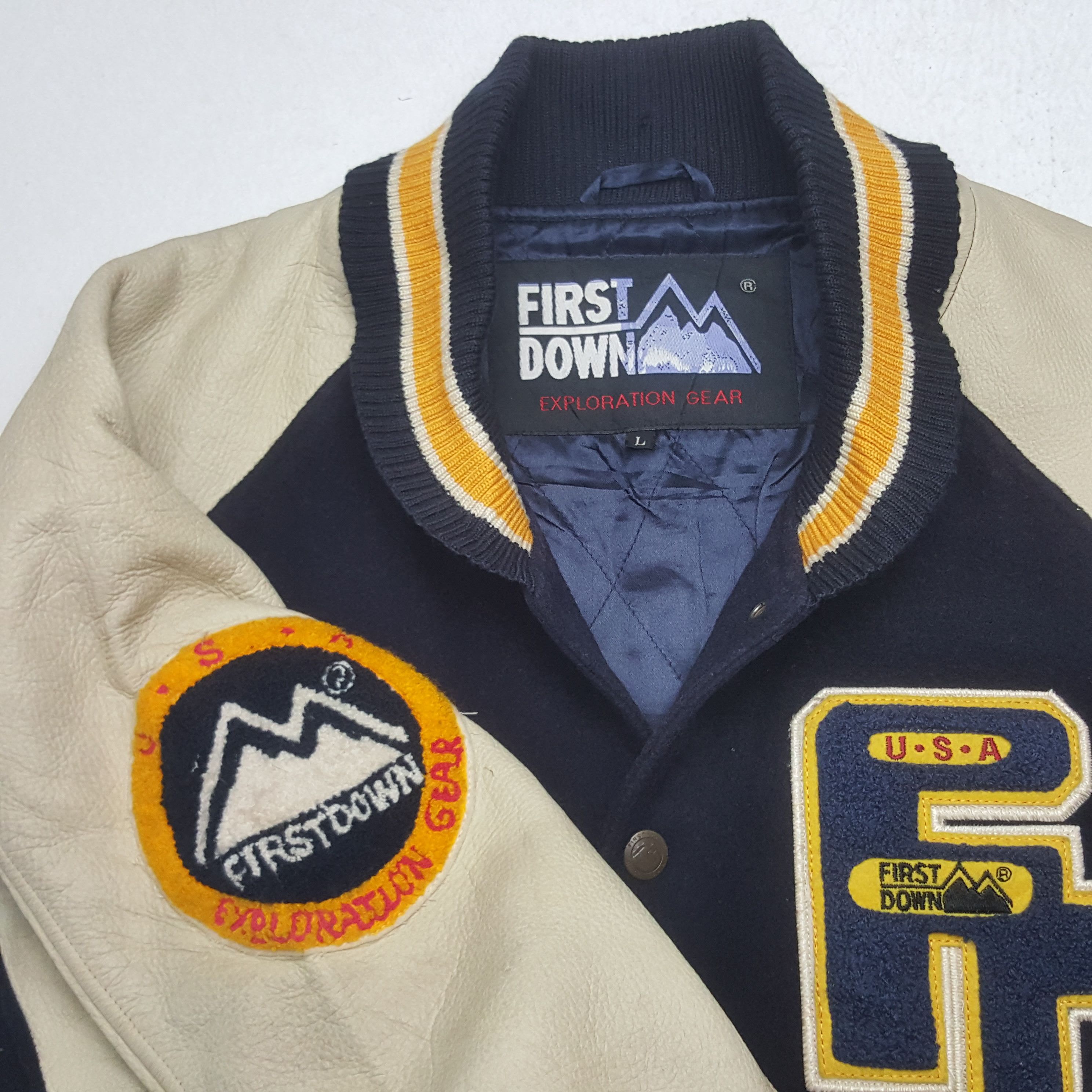 Other Vintage Firstdown American Outdoor Varsity Jacket C291N34 Size US XL / EU 56 / 4 - 5 Thumbnail
