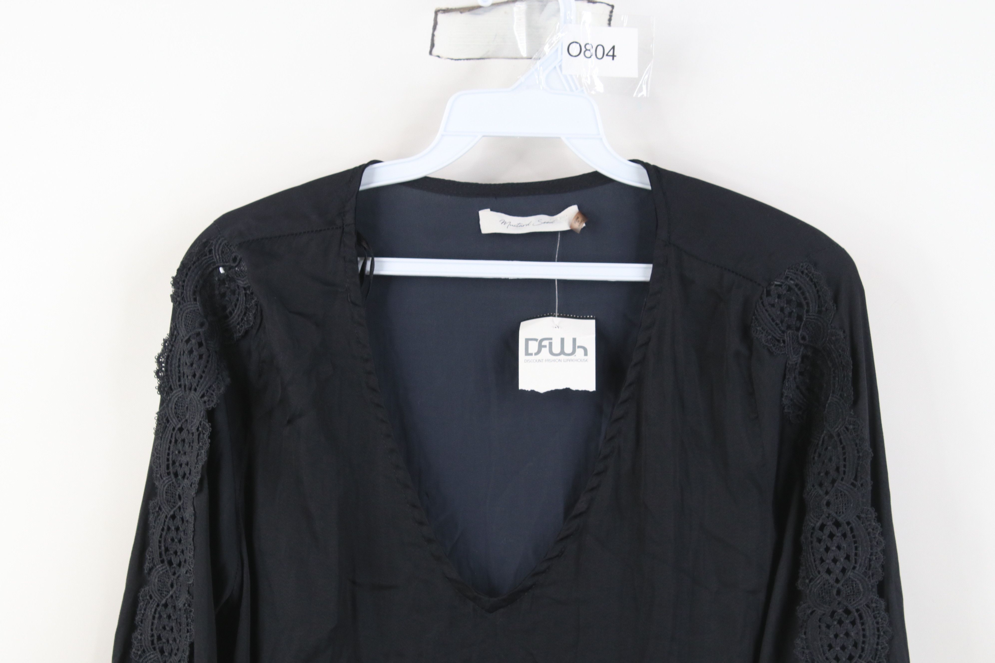 Vintage New Anthropologie Mustard Seed Crochet Long Sleeve Shirt Size S / US 4 / IT 40 - 2 Thumbnail