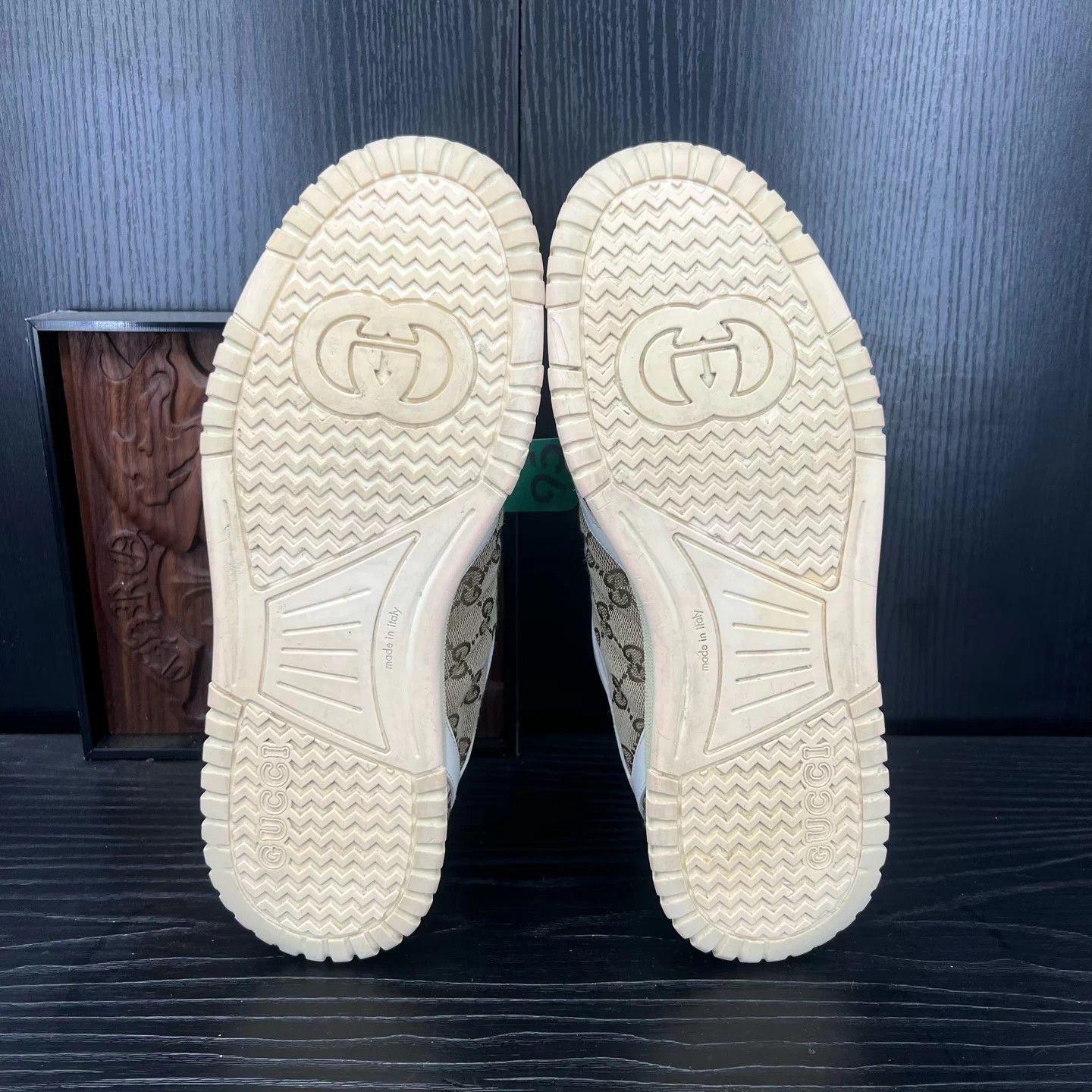 Gucci Gucci Re-Web White & Brown Belt 8/42 Size US 9 / EU 42 - 8 Thumbnail