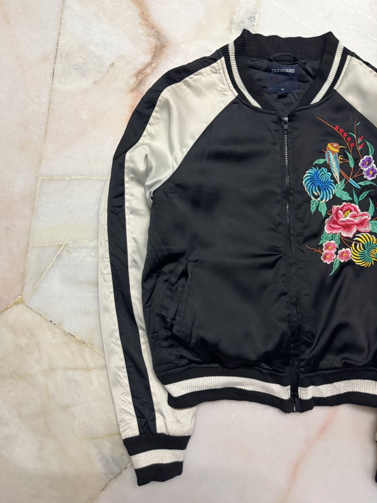 True Religion RARE TRUE RELIGION HABITAT MOTIVE EMBROIDERY BOMBERS JACKET Size US XS / EU 42 / 0 - 9 Thumbnail