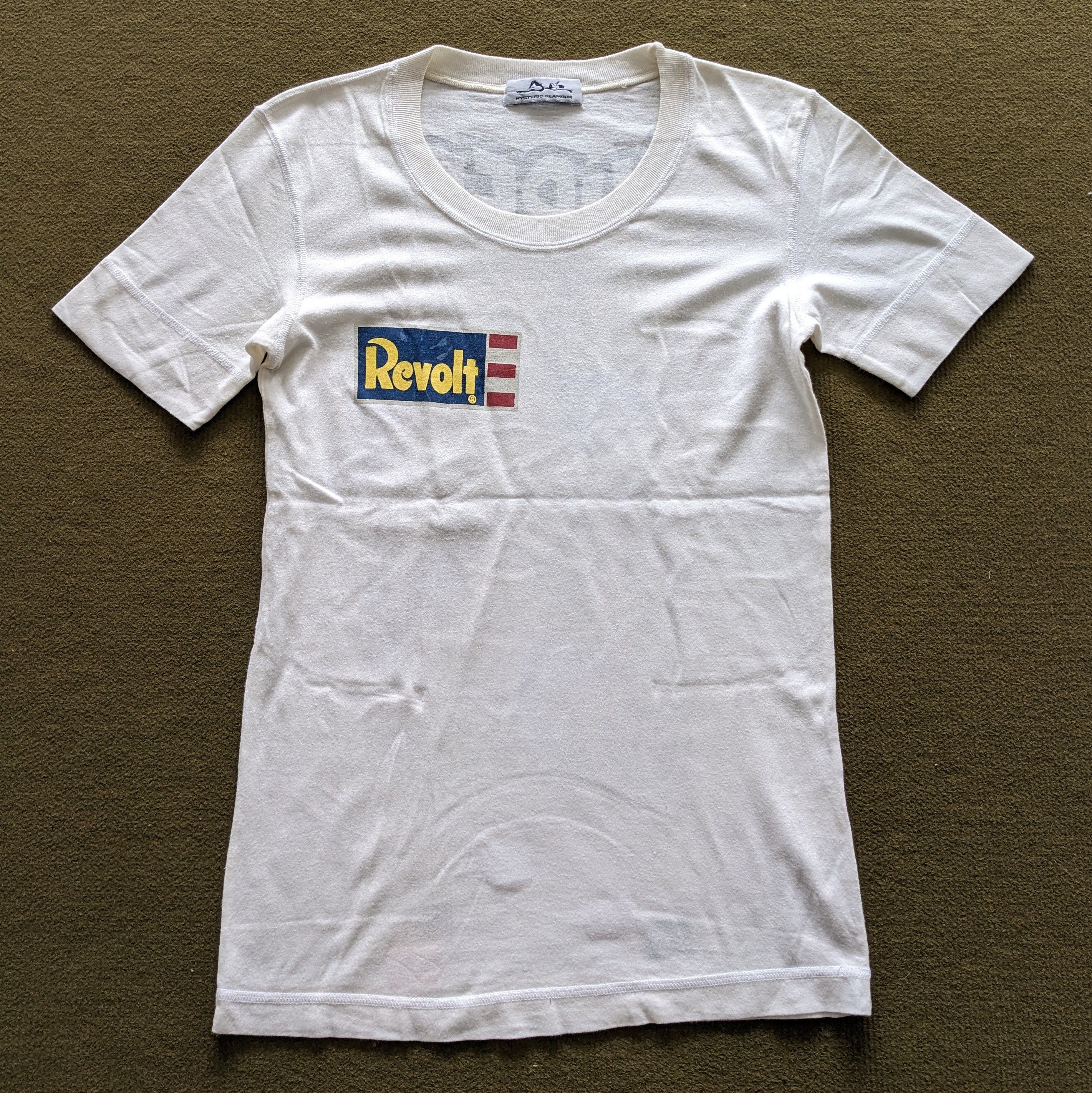 Hysteric Glamour Vintage HYSTERIC GLAMOUR x Revolt Japanese Brand T-shirt Size US XS / EU 42 / 0 - 2 Thumbnail