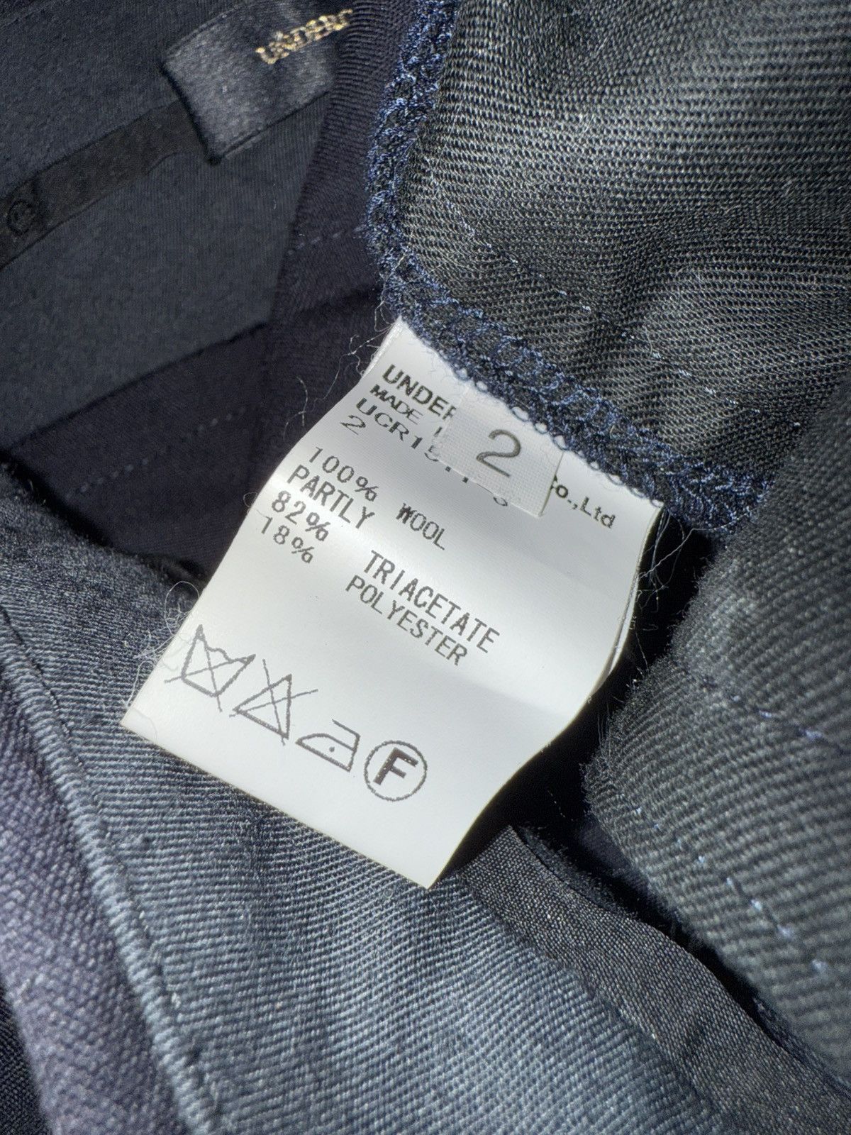 Undercover Double Layered Wide Wool Dress Pants Size US 29 - 9 Thumbnail
