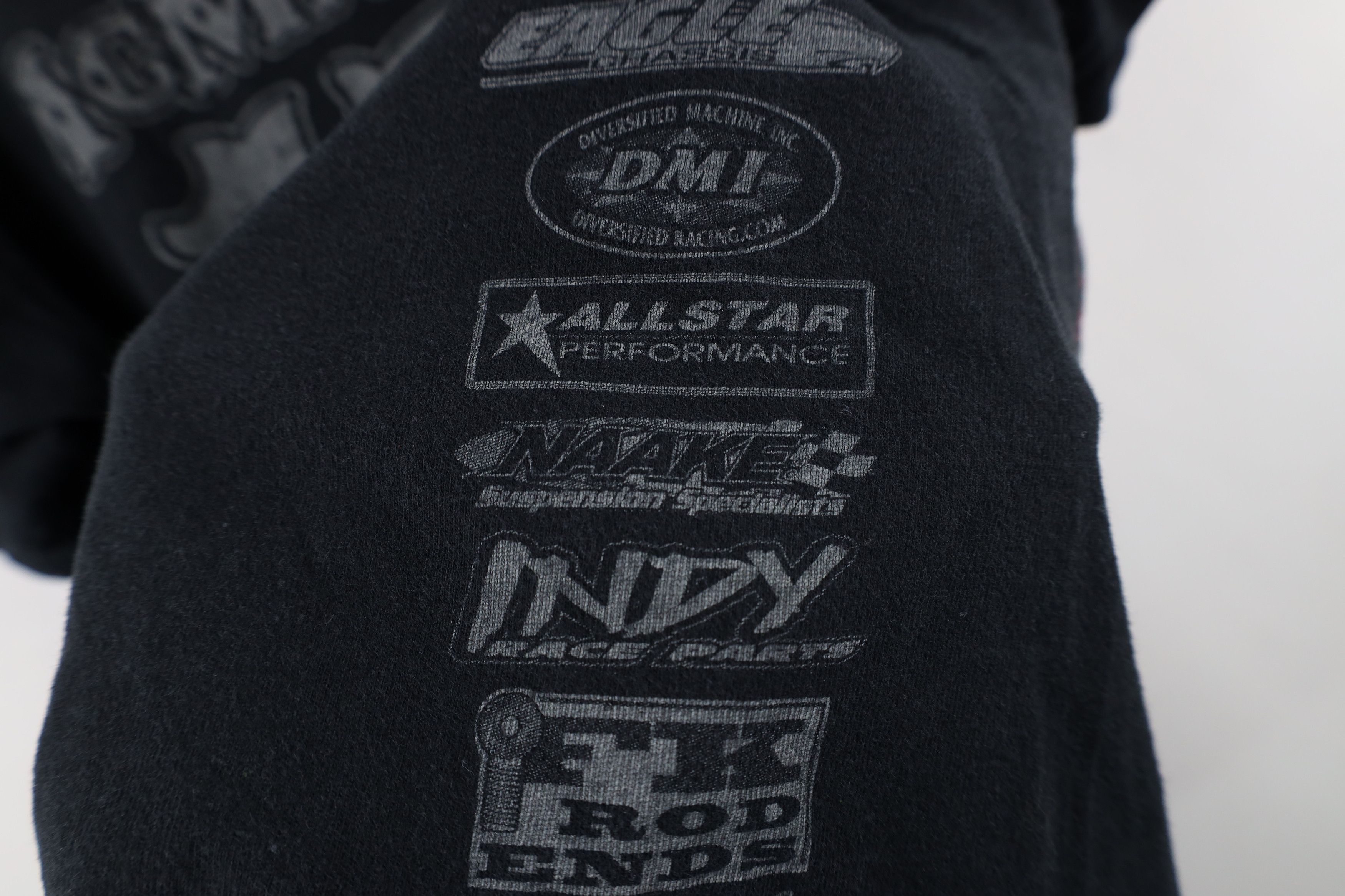 Vintage Vintage Y2K Streetwear Paul McMahan Racing T-Shirt Black Size US M / EU 48-50 / 2 - 7 Thumbnail