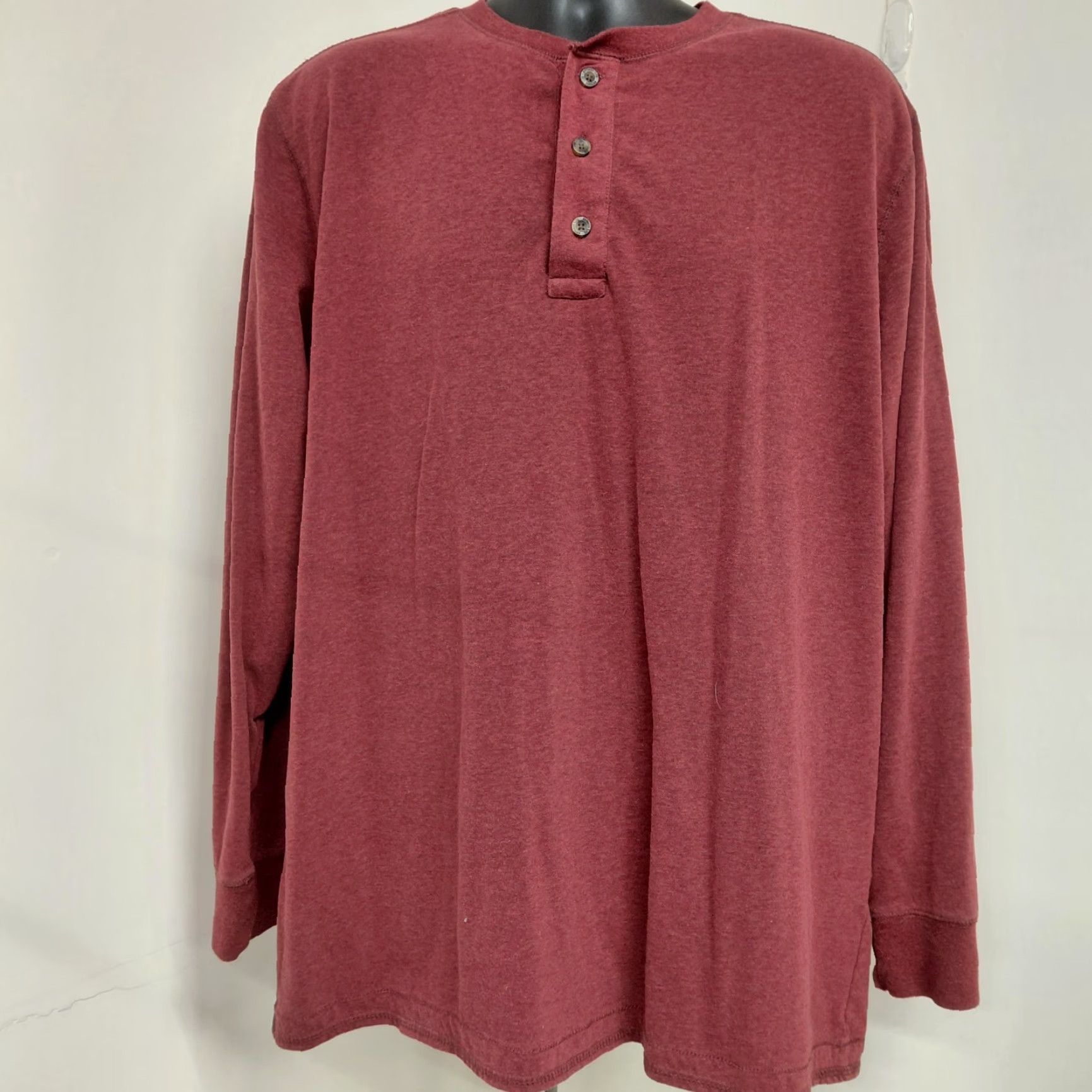 Vintage Outdoor Life Sueded Henley Shirt Men L Burnt Red Long Sleeve Button Shirt HENLEY Outdoor Life Size US L / EU 52-54 / 3 - 2 Thumbnail