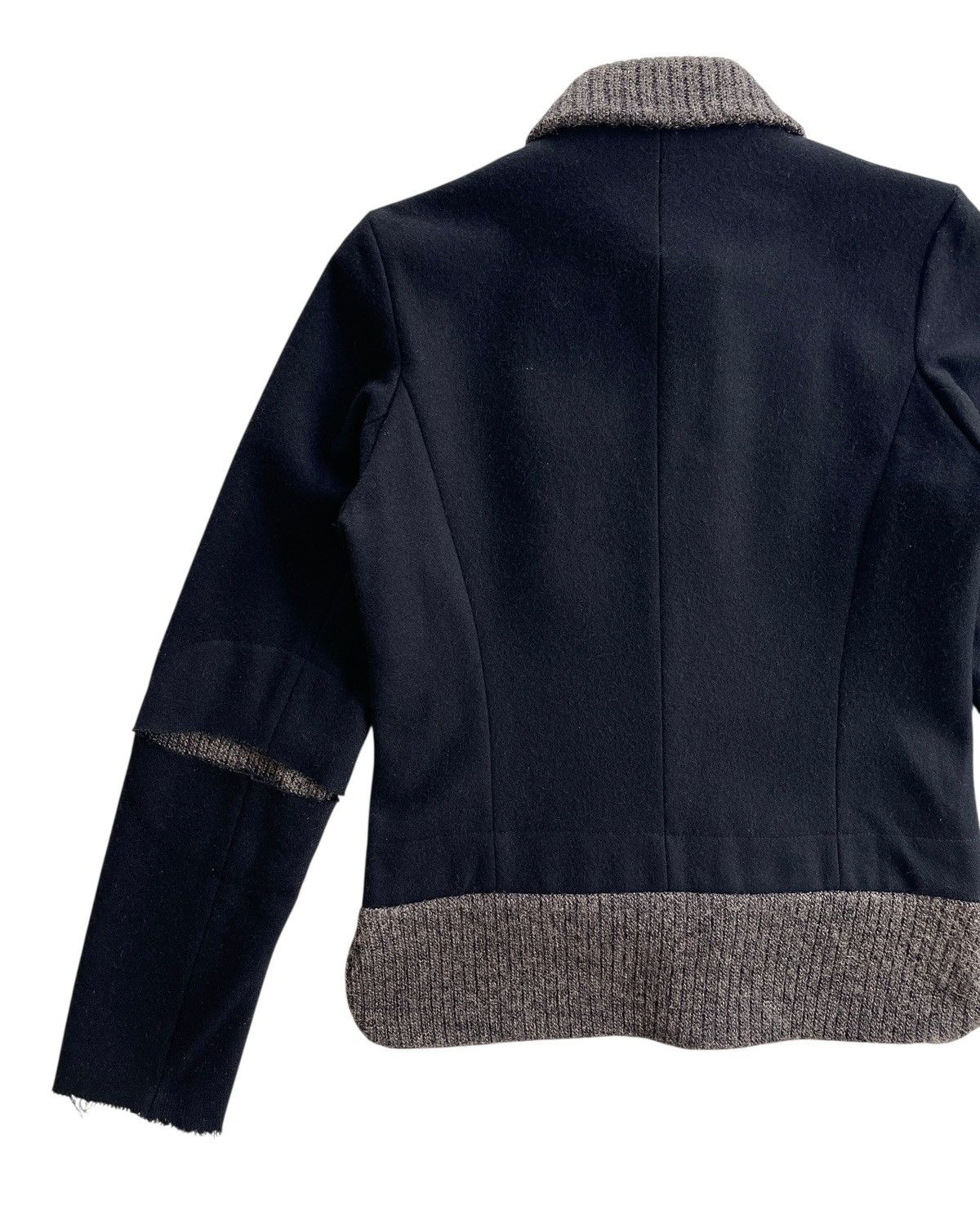 Preen by Thornton Bregrazzi Preen Wool Asymmetrical Reconstruct Jacket UK Size US S / EU 44-46 / 1 - 6 Thumbnail