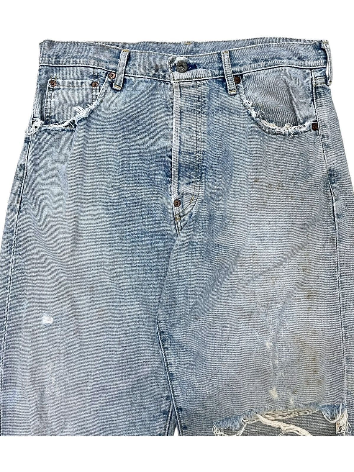 Levi's Vintage Levi's Big E 702 XX Distressed Selvedge Denim Japan Size US 33 - 7 Thumbnail