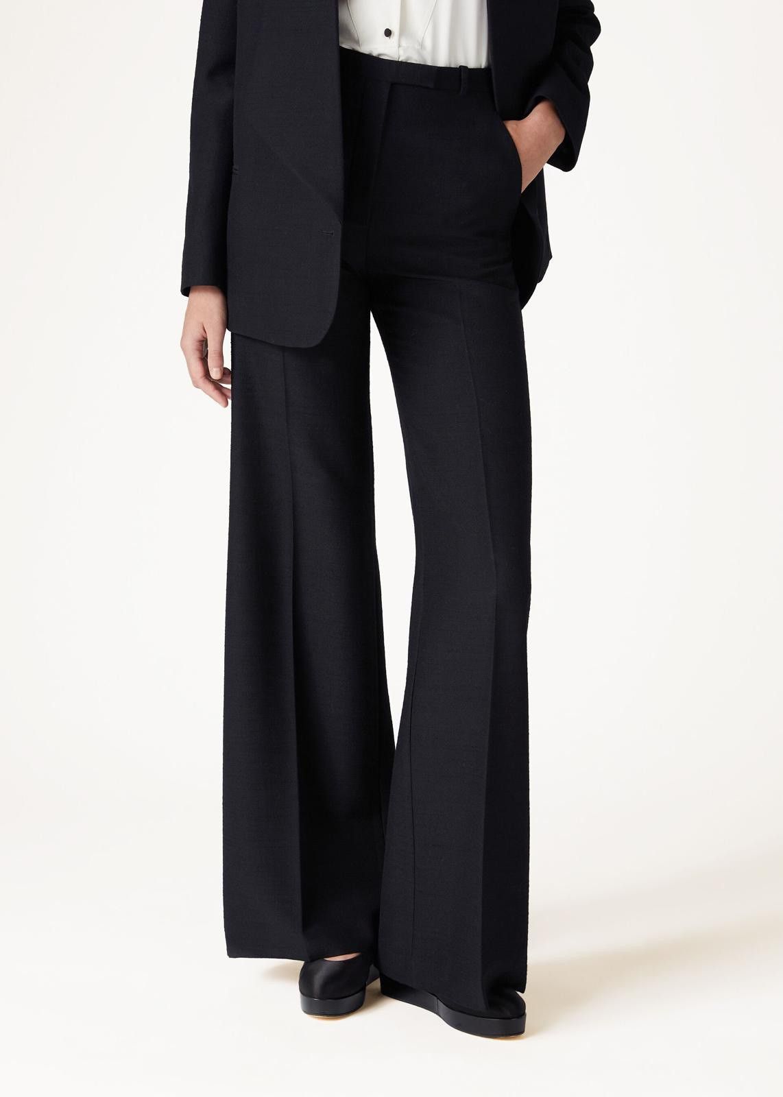 Loro Piana o1srvl11e0425 FAN9783 Emmit Trouser in Black Size 27" / US 4 / IT 40 - 7 Thumbnail