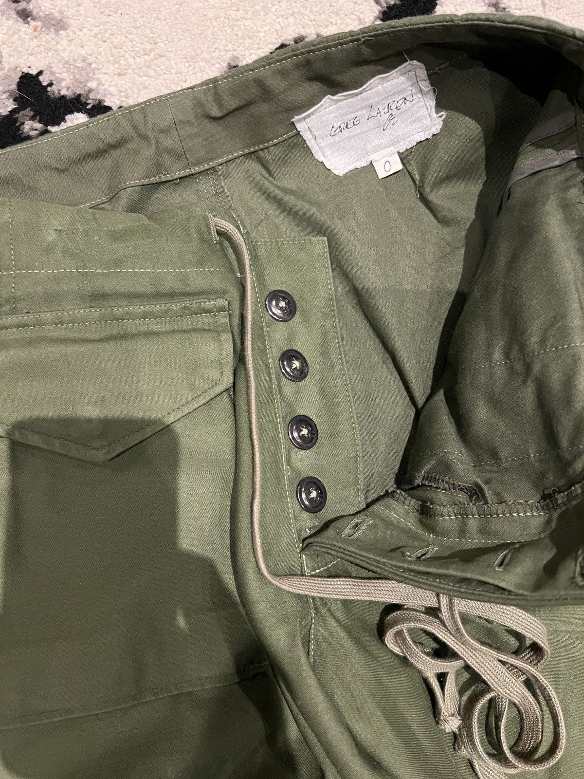 Greg Lauren Greg Lauren Army Jacket Wide Zip Cargo Pants Size US 28 / EU 44 - 3 Thumbnail